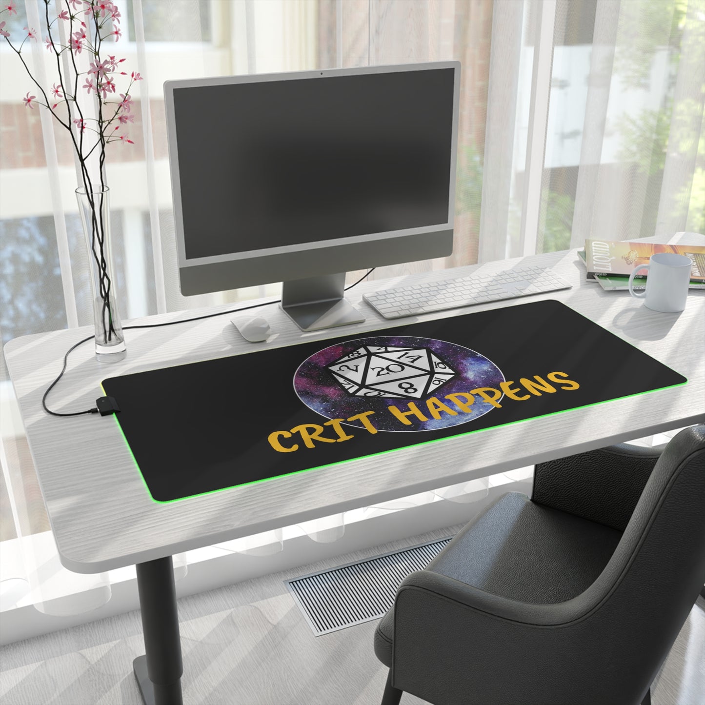 CRIT HAPPENS LED Mouse Pad