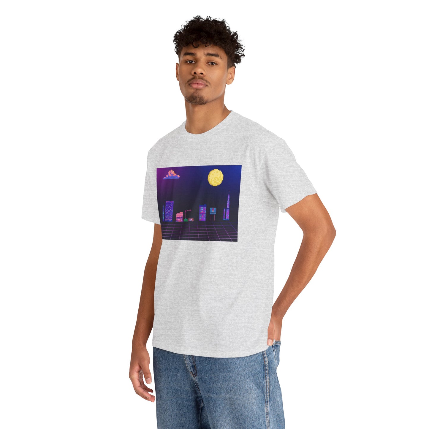Pixel Cityscape Unisex Tee