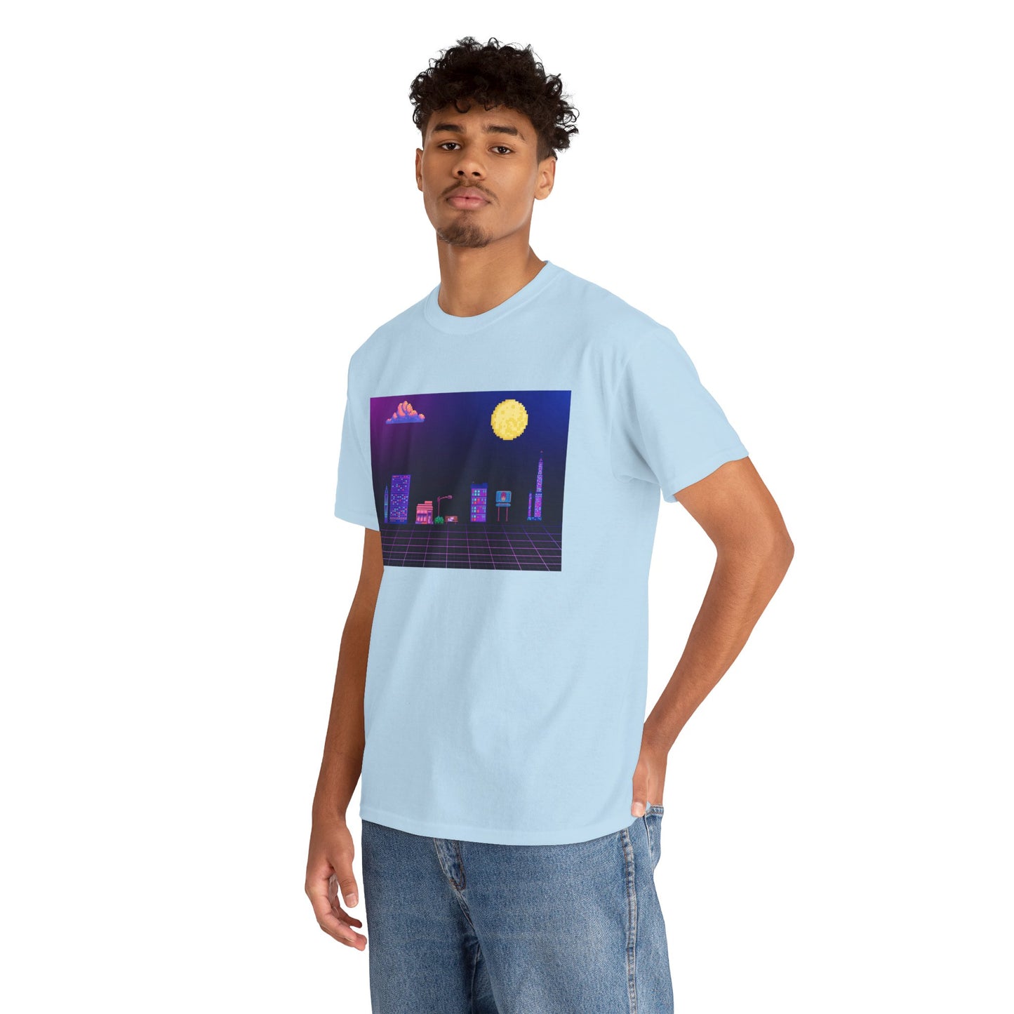 Pixel Cityscape Unisex Tee