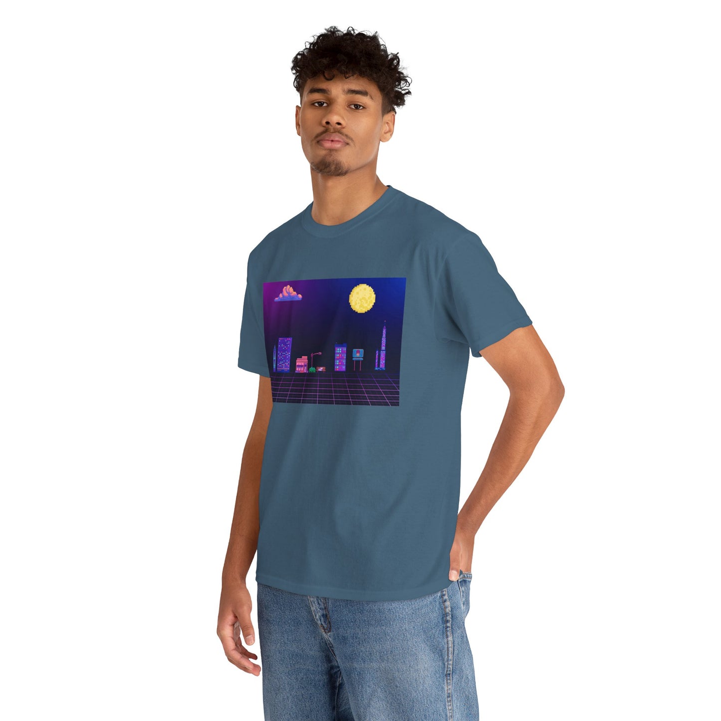 Pixel Cityscape Unisex Tee