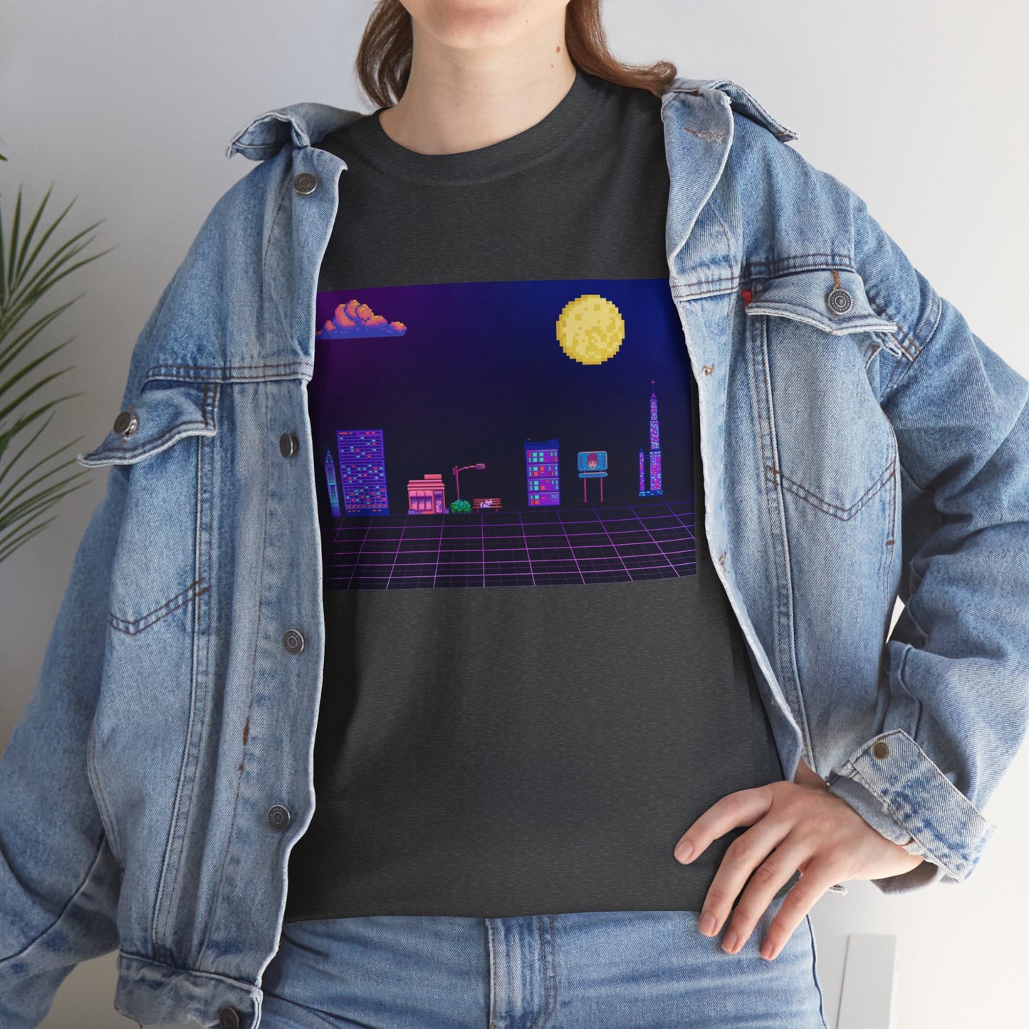 Pixel Cityscape Unisex Tee
