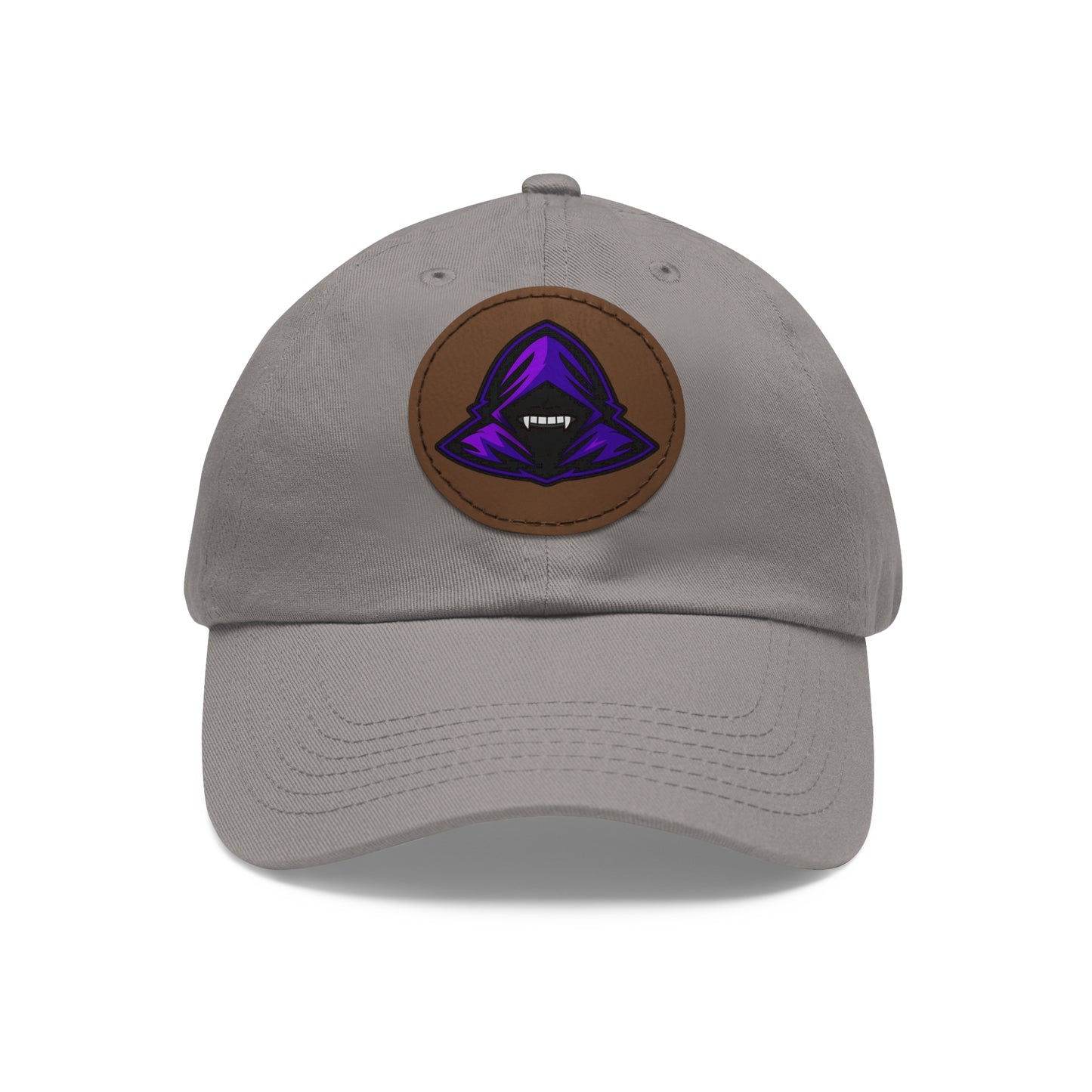 FG Dad Hat with Leather Patch (Round)