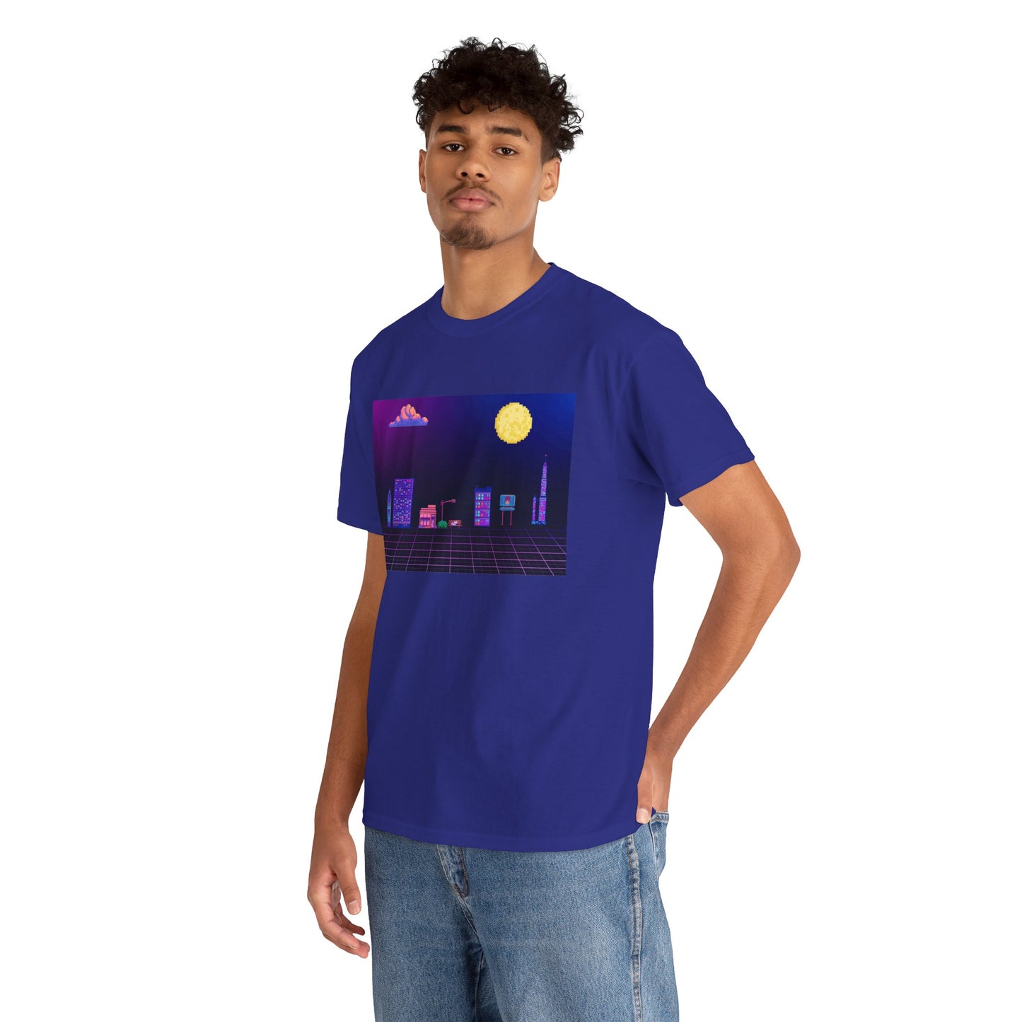 Pixel Cityscape Unisex Tee