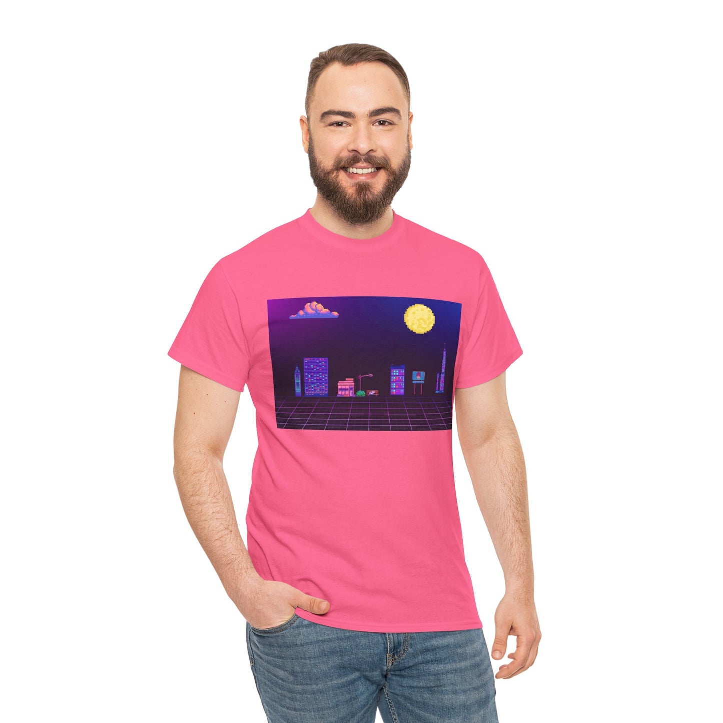 Pixel Cityscape Unisex Tee