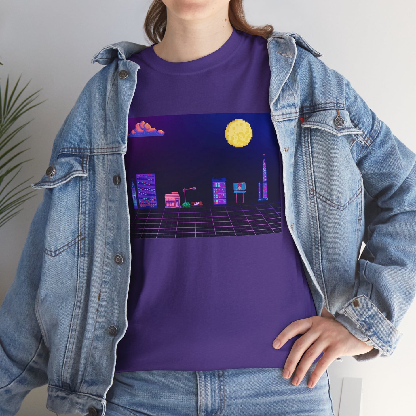 Pixel Cityscape Unisex Tee