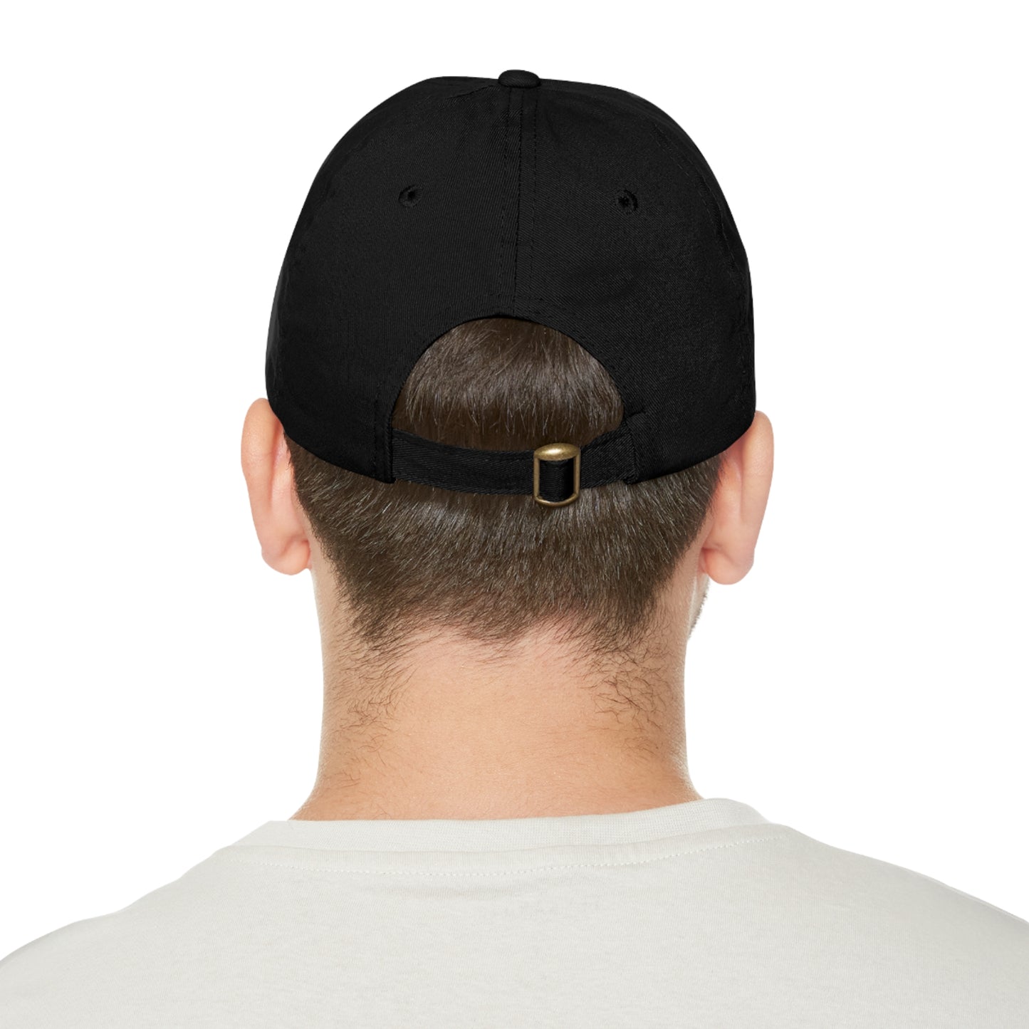 FG Dad Hat with Leather Patch (Round)