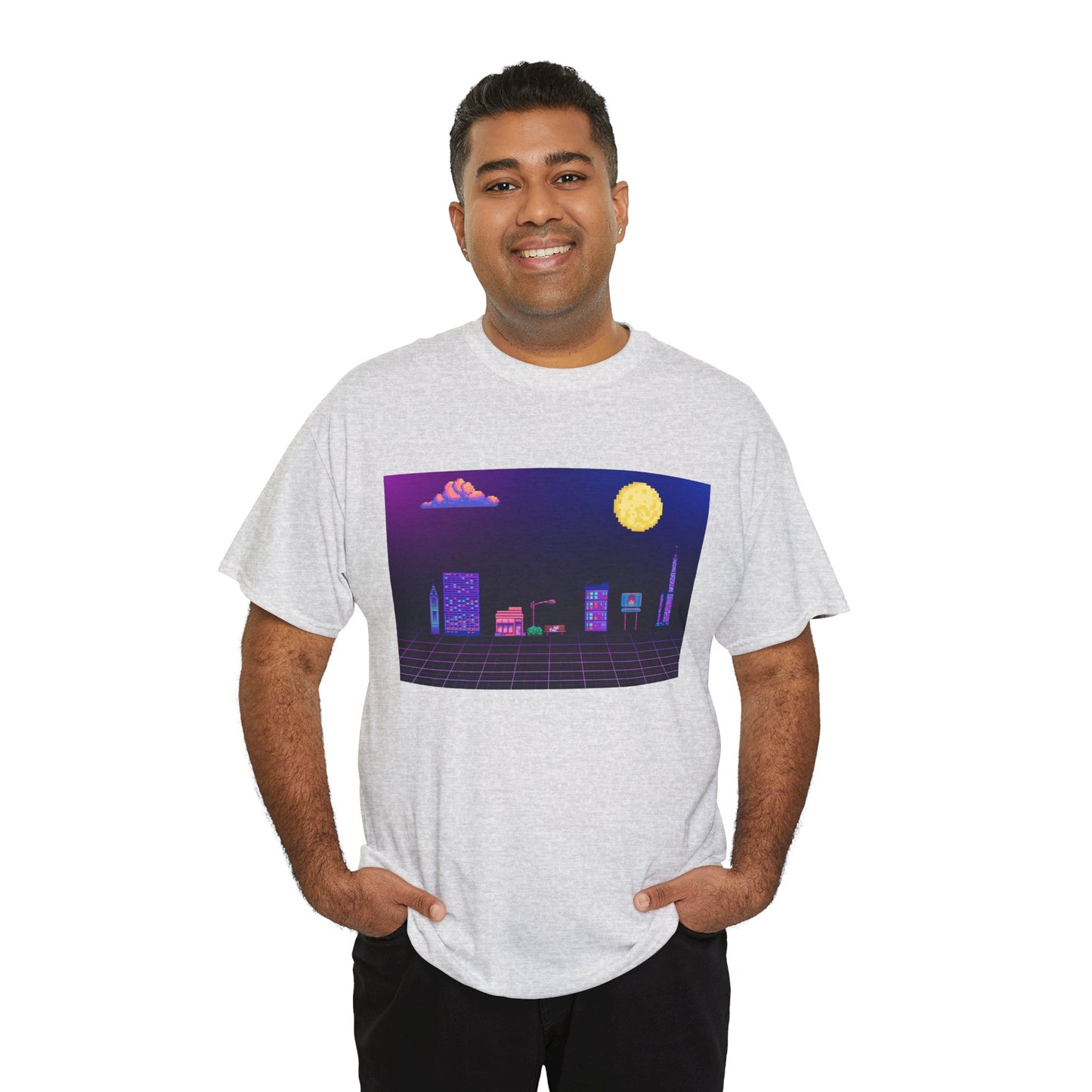 Pixel Cityscape Unisex Tee