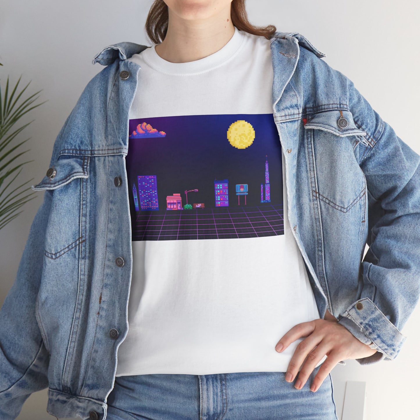 Pixel Cityscape Unisex Tee