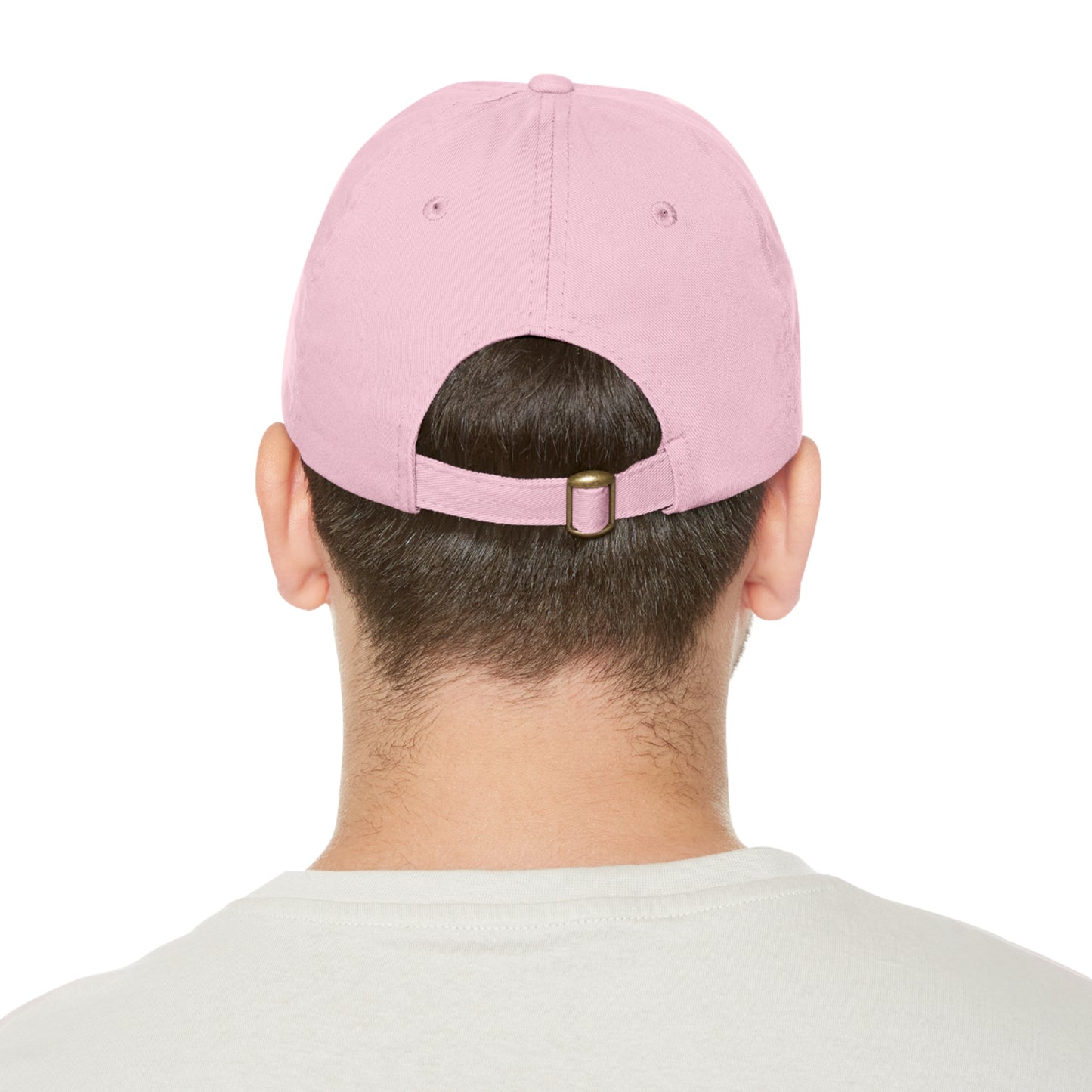 FG Dad Hat with Leather Patch (Round)