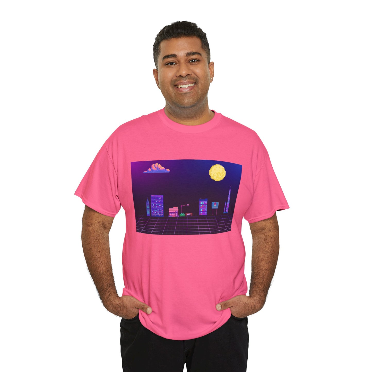 Pixel Cityscape Unisex Tee