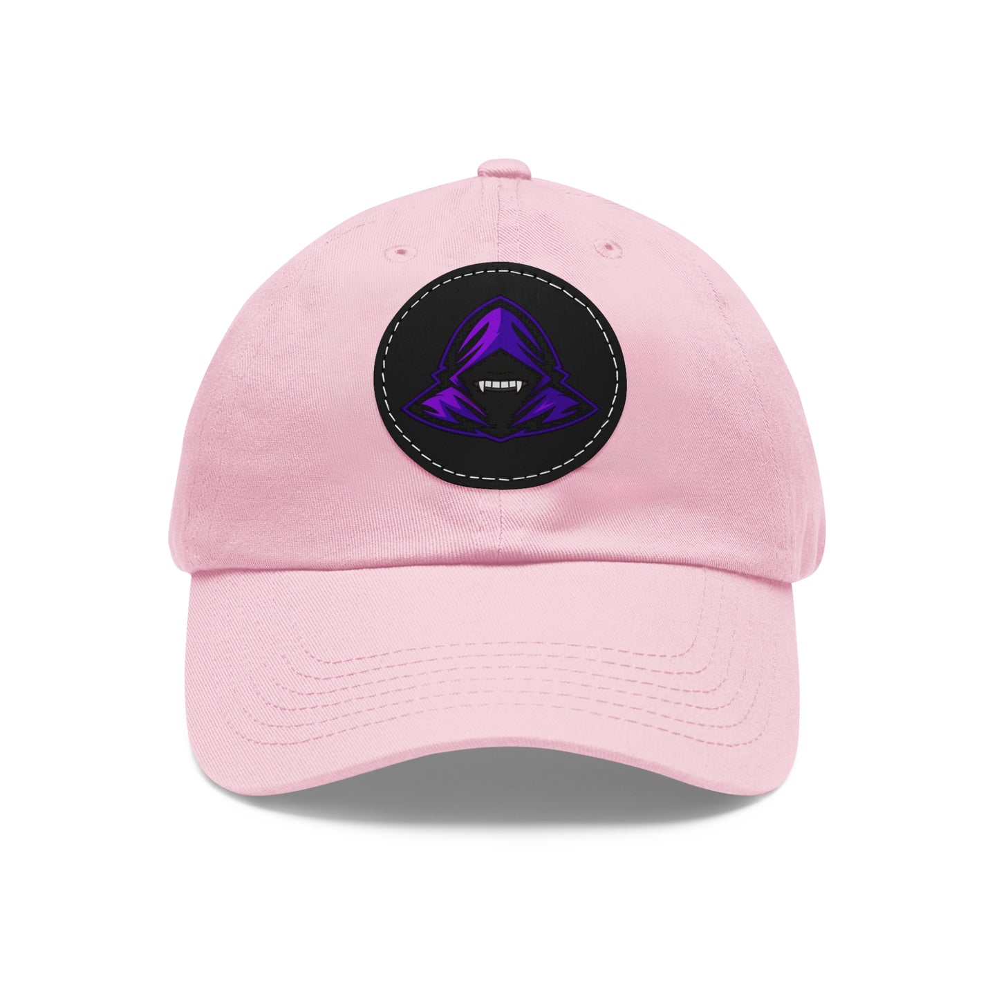 FG Dad Hat with Leather Patch (Round)