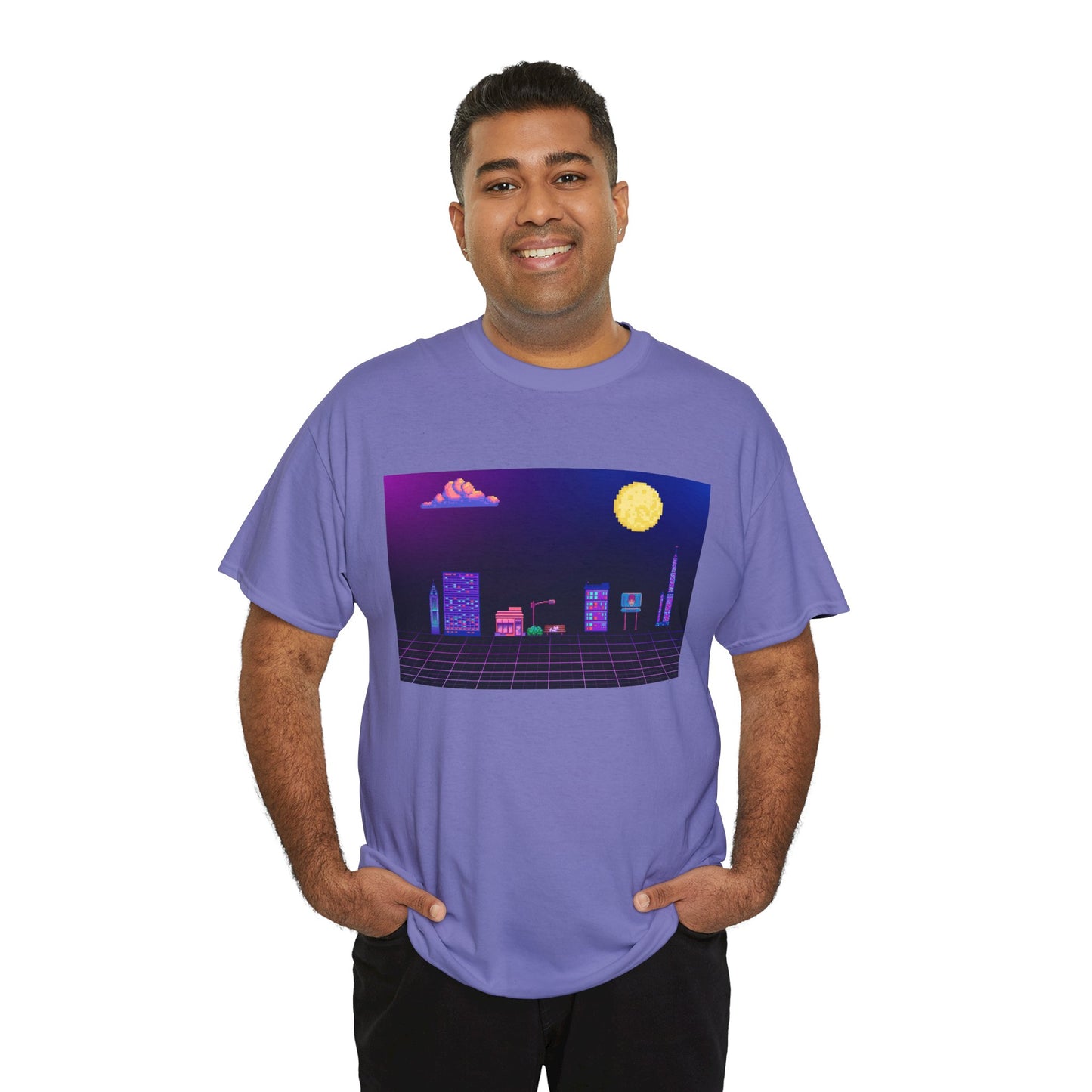 Pixel Cityscape Unisex Tee