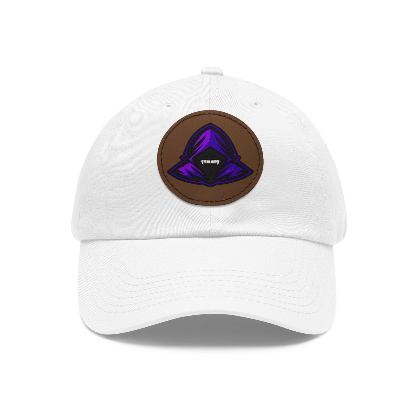 FG Dad Hat with Leather Patch (Round)
