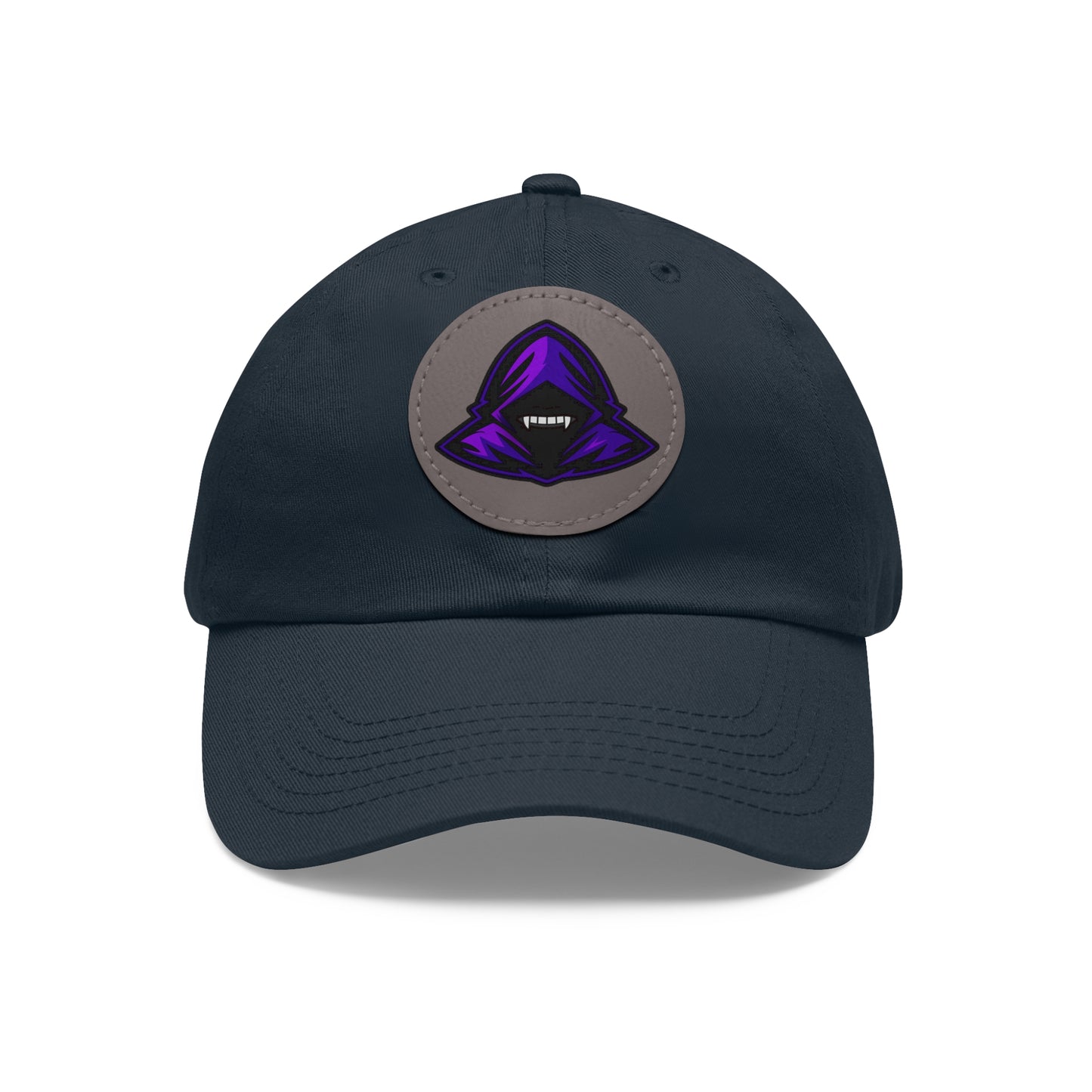 FG Dad Hat with Leather Patch (Round)