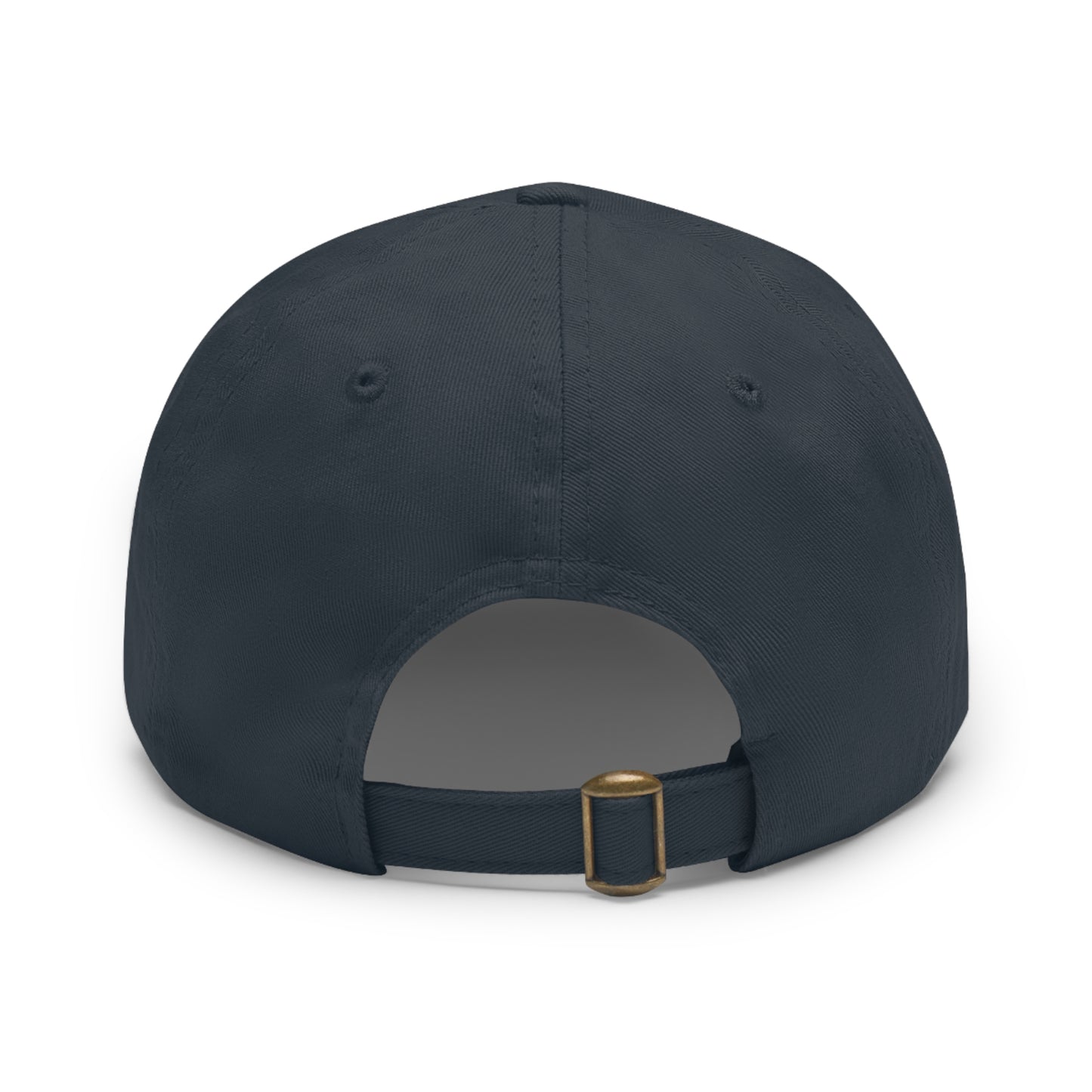 FG Dad Hat with Leather Patch (Round)
