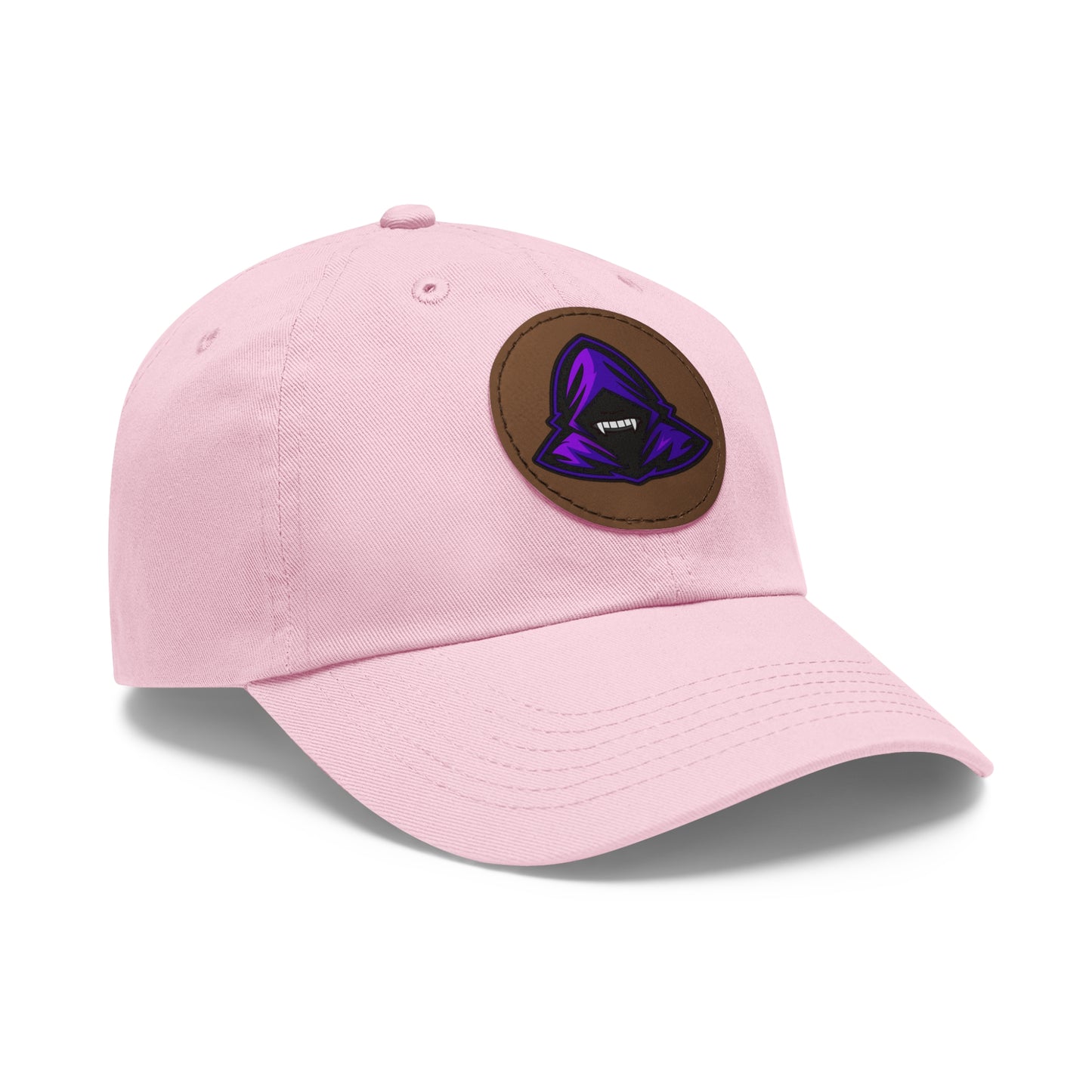 FG Dad Hat with Leather Patch (Round)