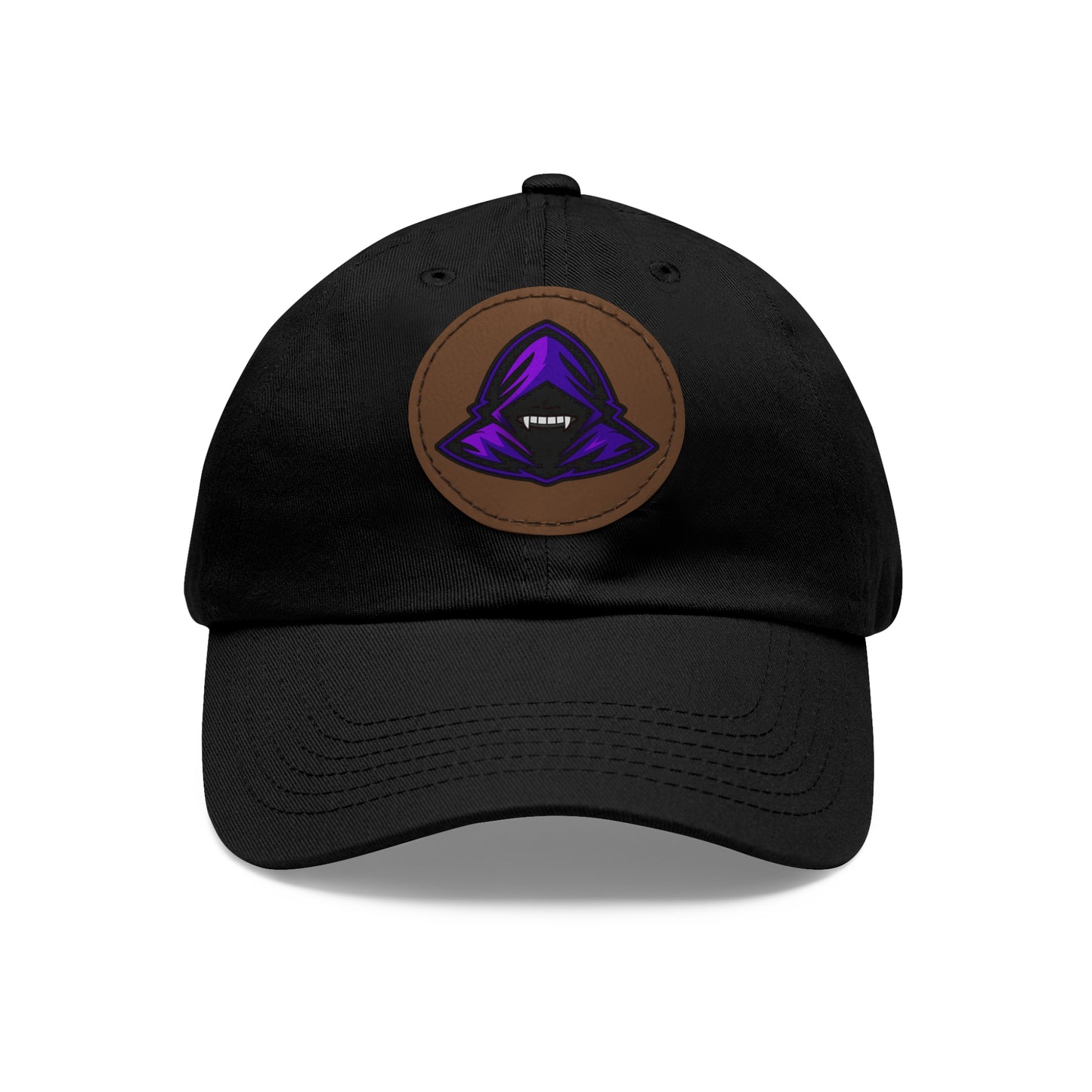 FG Dad Hat with Leather Patch (Round)