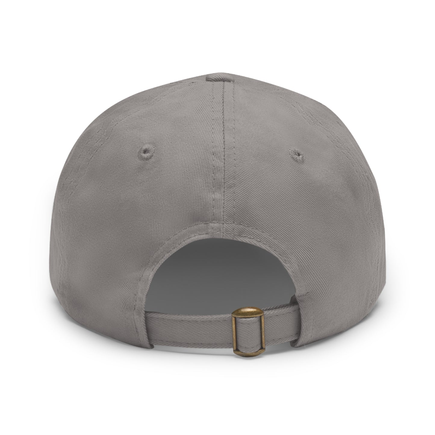 FG Dad Hat with Leather Patch (Round)