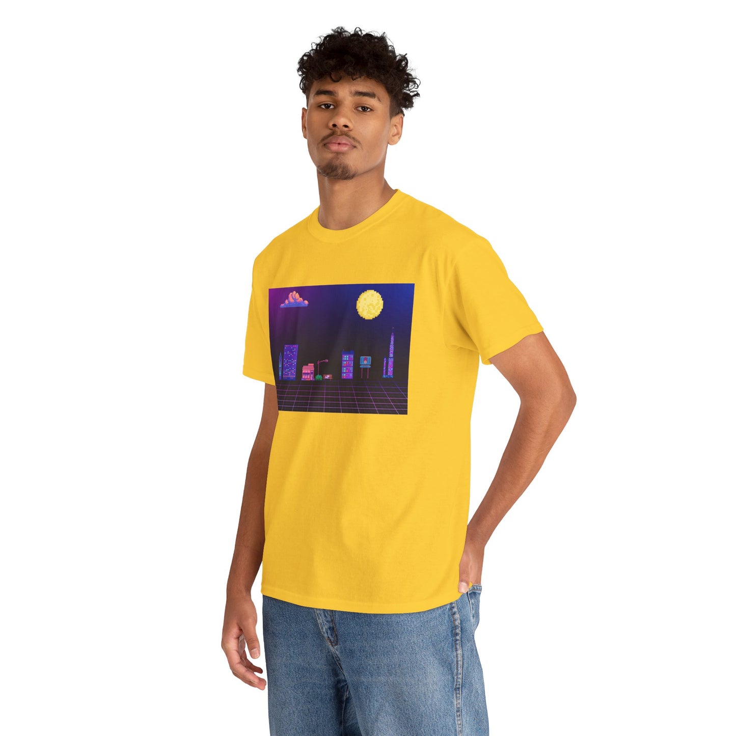 Pixel Cityscape Unisex Tee