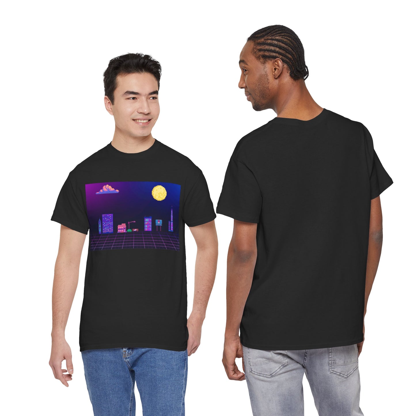 Pixel Cityscape Unisex Tee