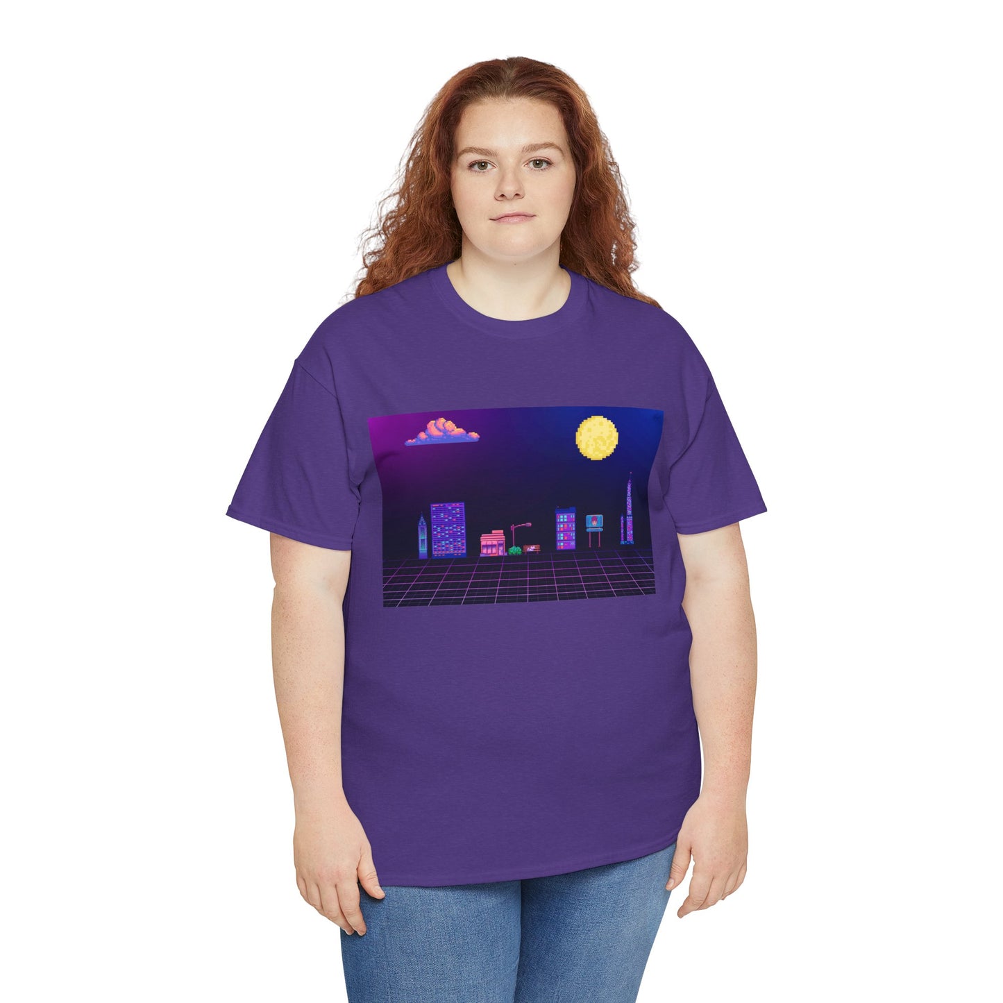 Pixel Cityscape Unisex Tee