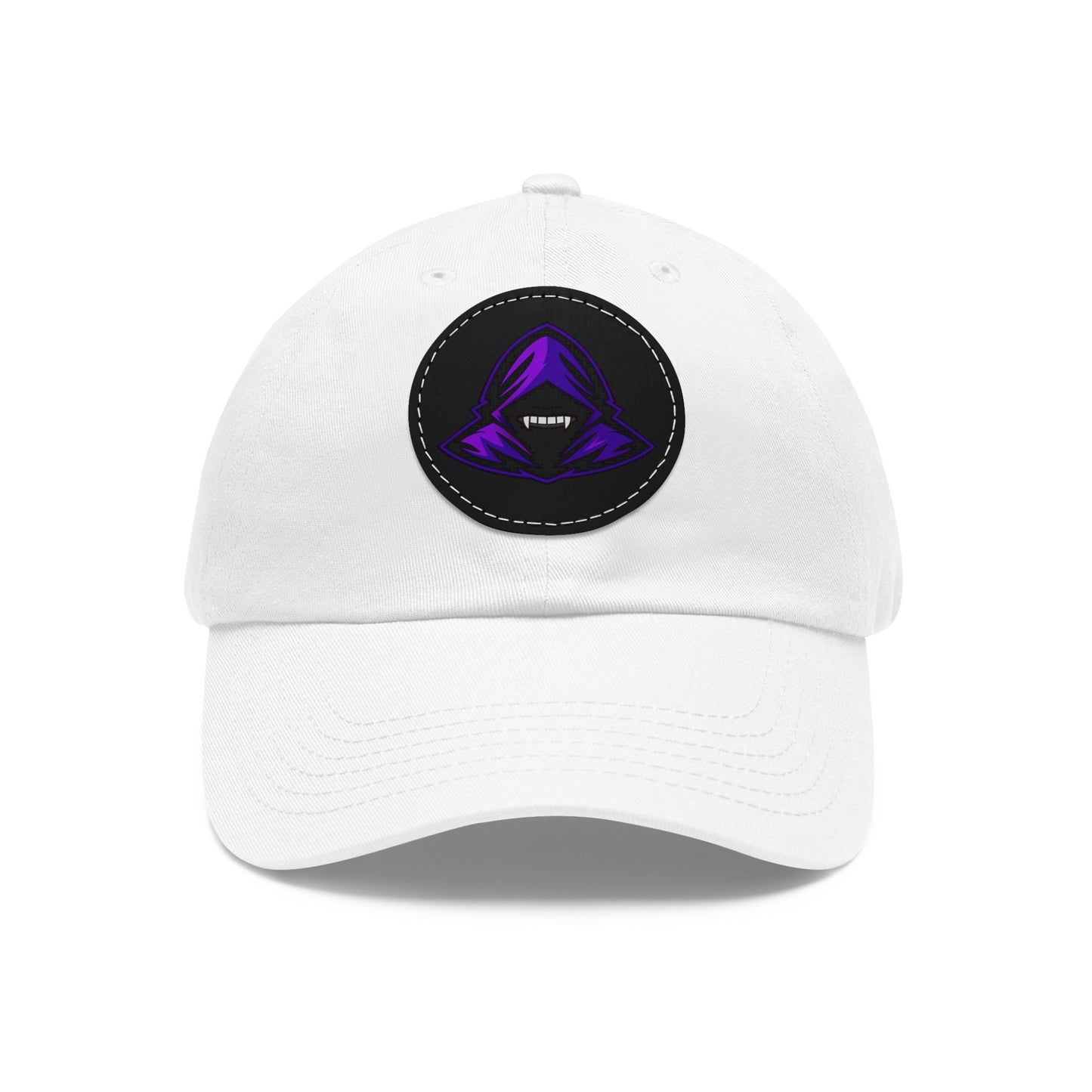 FG Dad Hat with Leather Patch (Round)