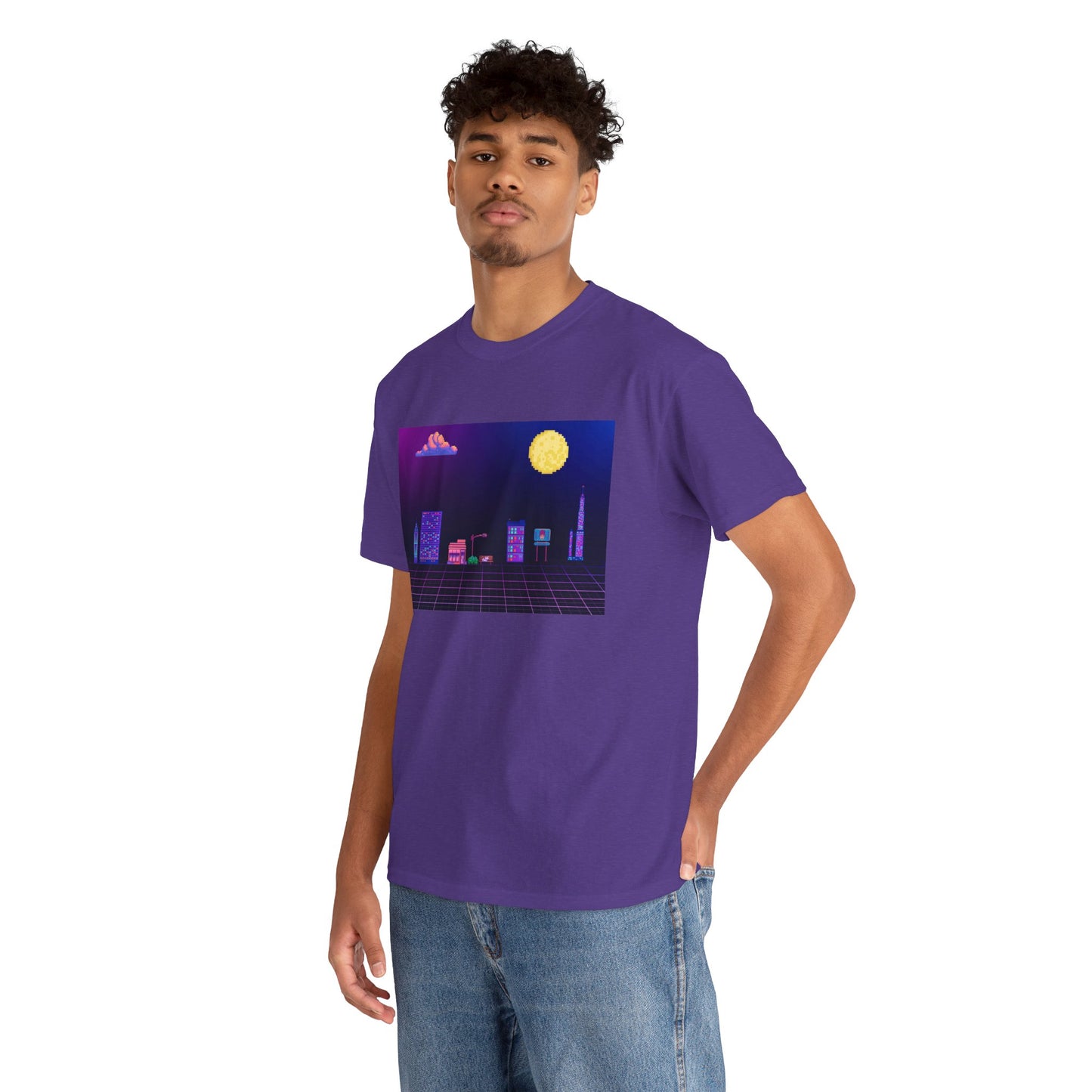 Pixel Cityscape Unisex Tee