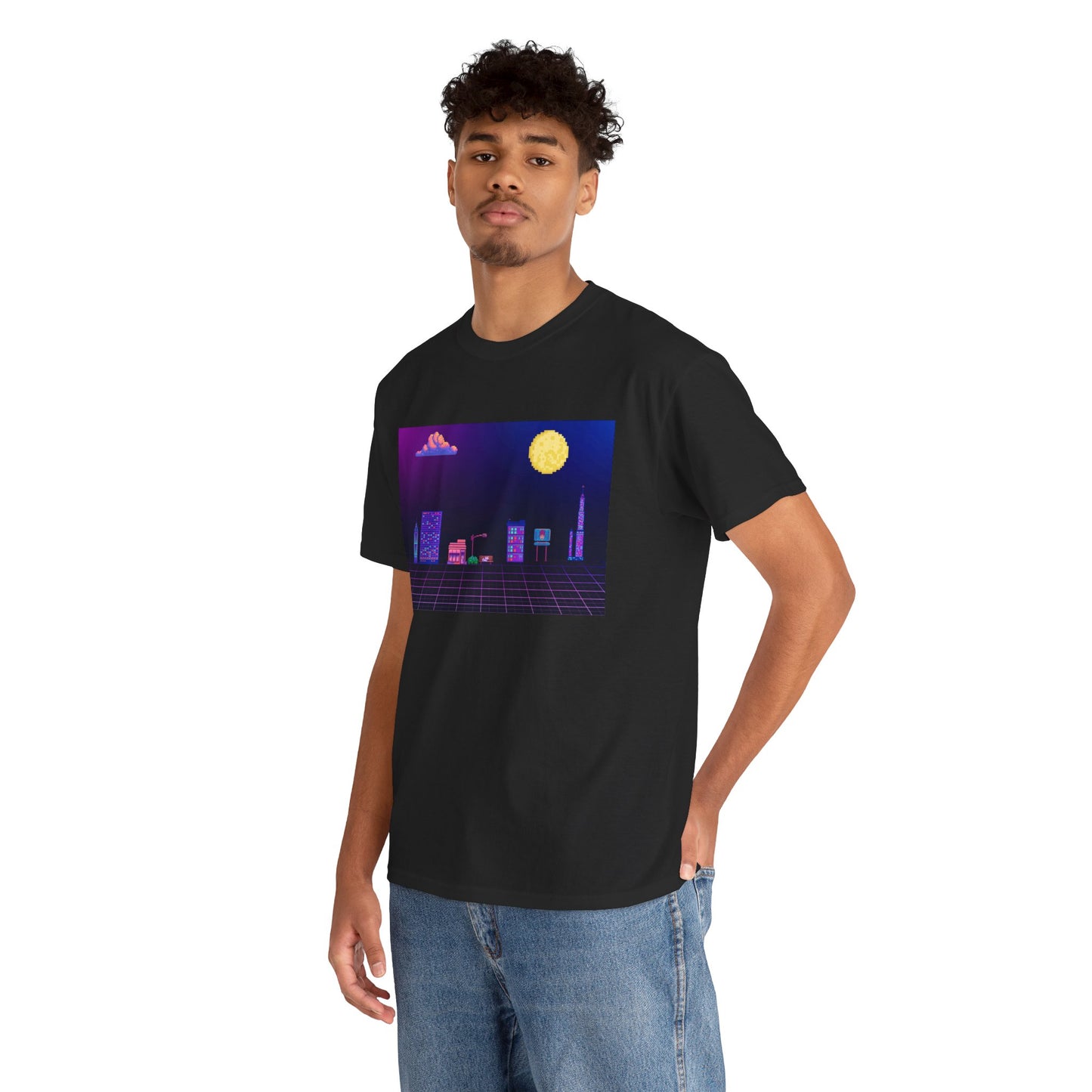 Pixel Cityscape Unisex Tee