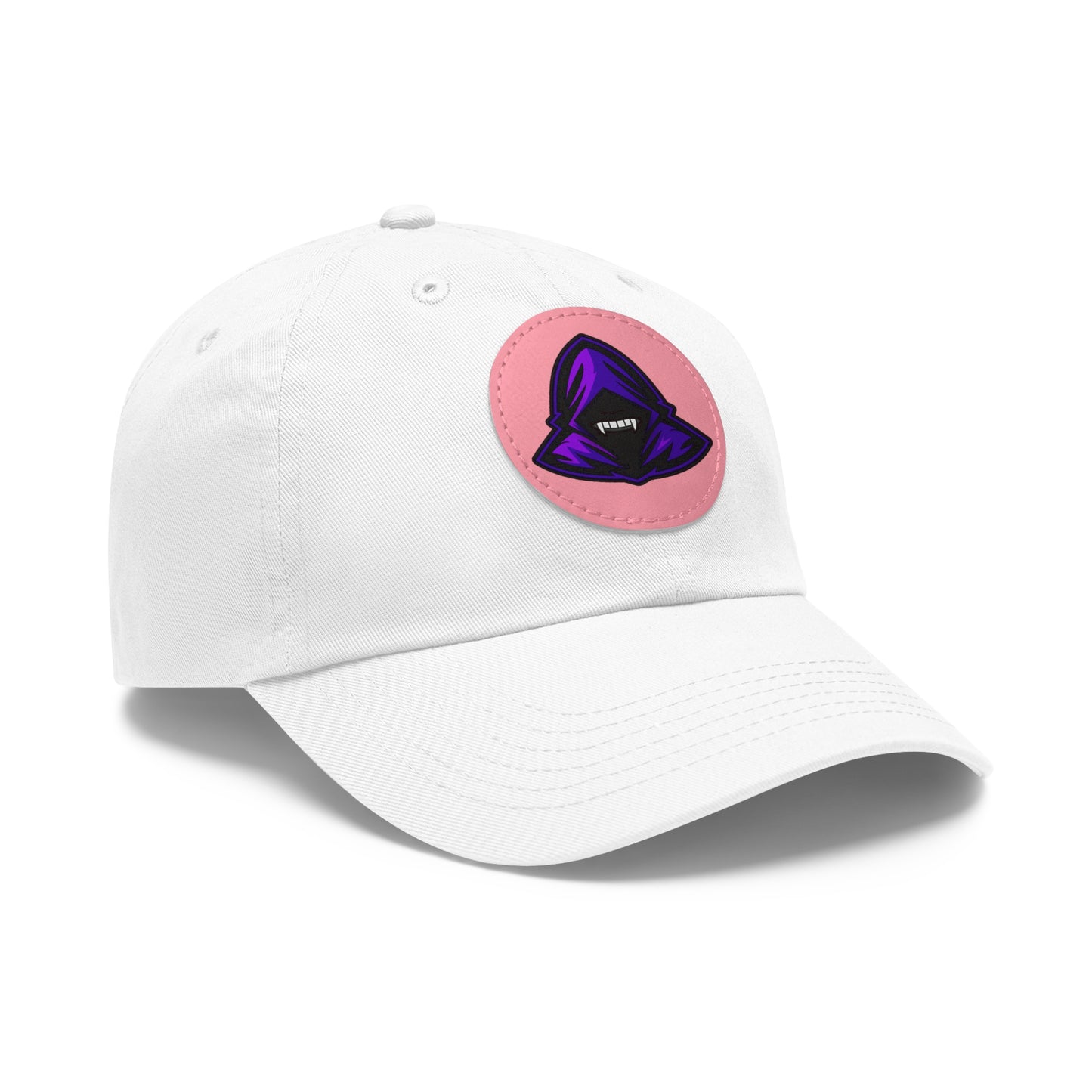 FG Dad Hat with Leather Patch (Round)