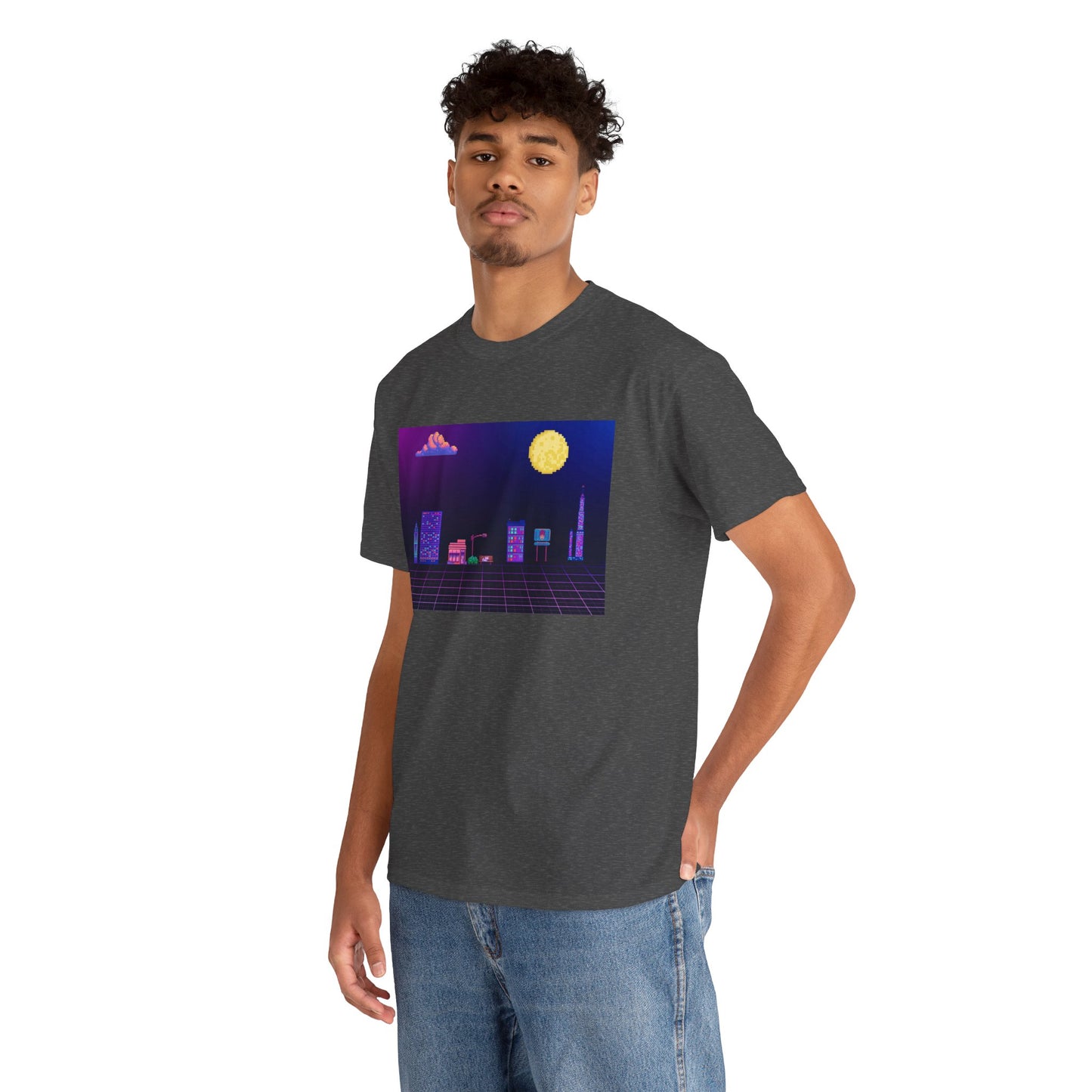 Pixel Cityscape Unisex Tee