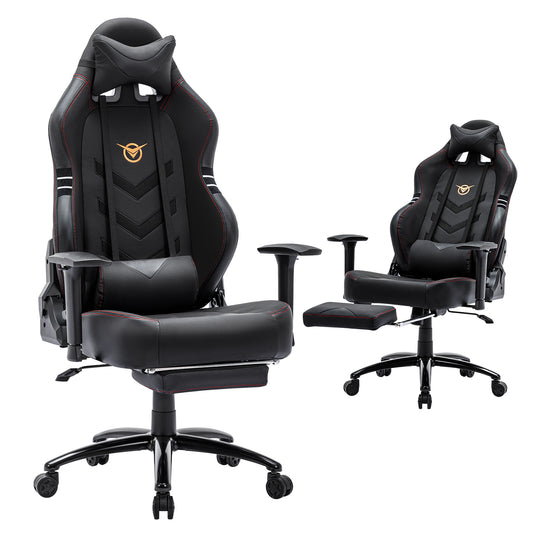 FUQIDO Tall Gaming Chair 350lbs Racing Computer Gaming Chair