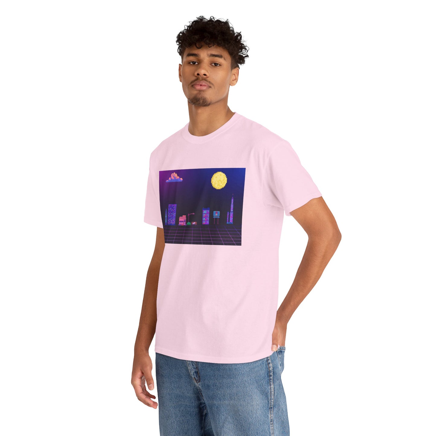 Pixel Cityscape Unisex Tee