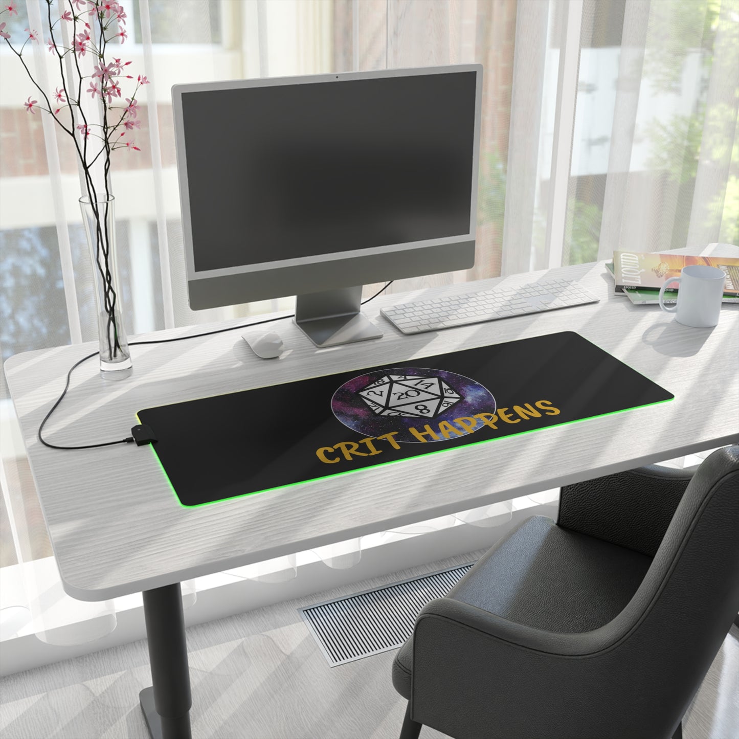 CRIT HAPPENS LED Mouse Pad