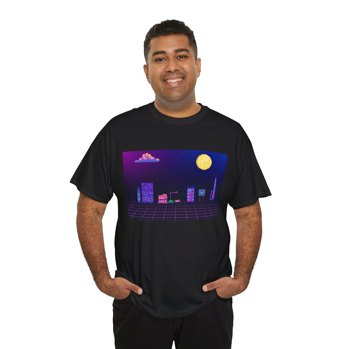 Pixel Cityscape Unisex Tee