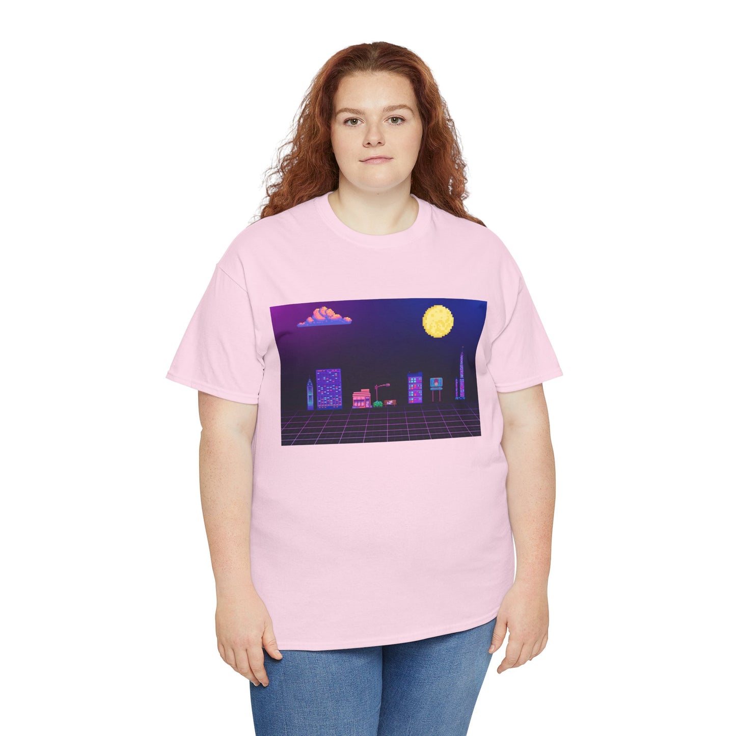 Pixel Cityscape Unisex Tee