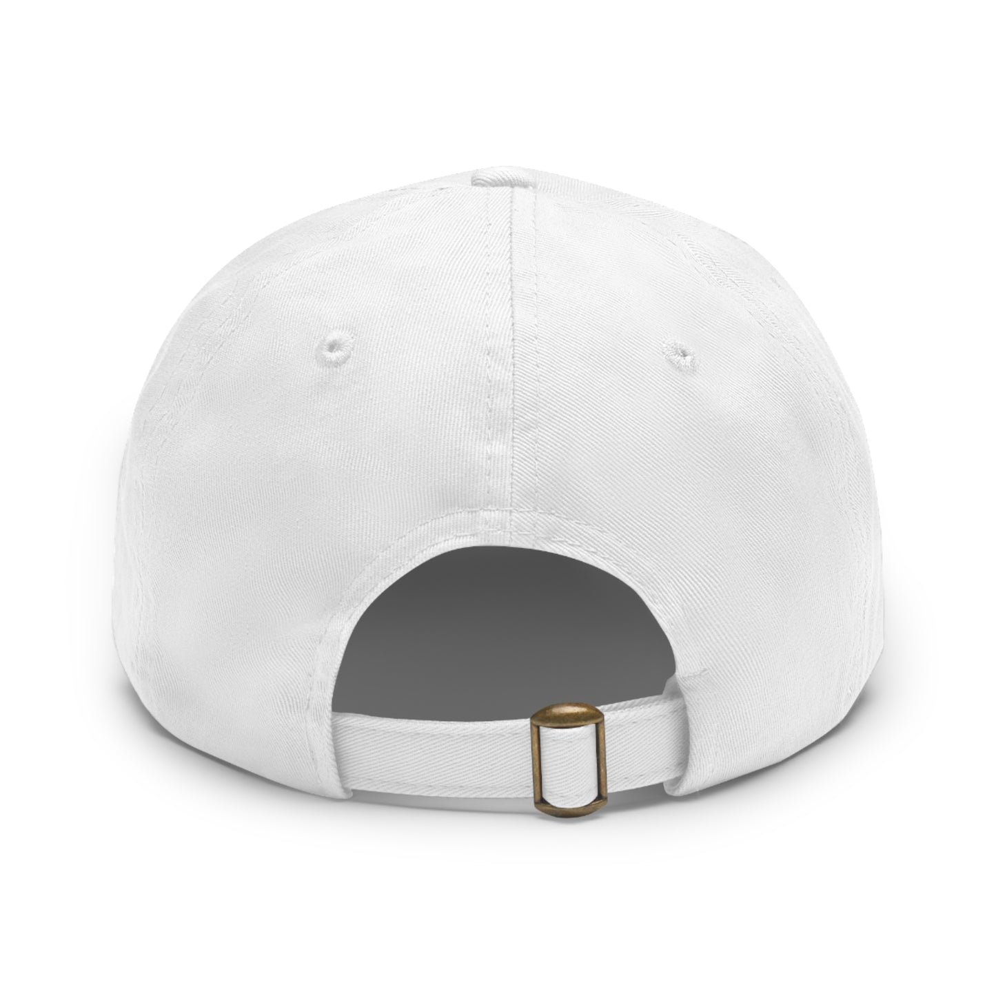 FG Dad Hat with Leather Patch (Round)
