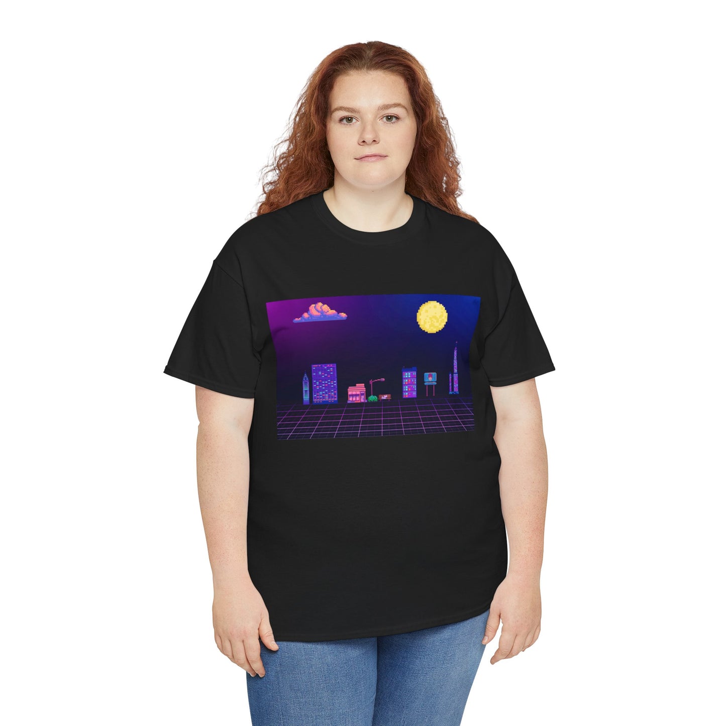Pixel Cityscape Unisex Tee