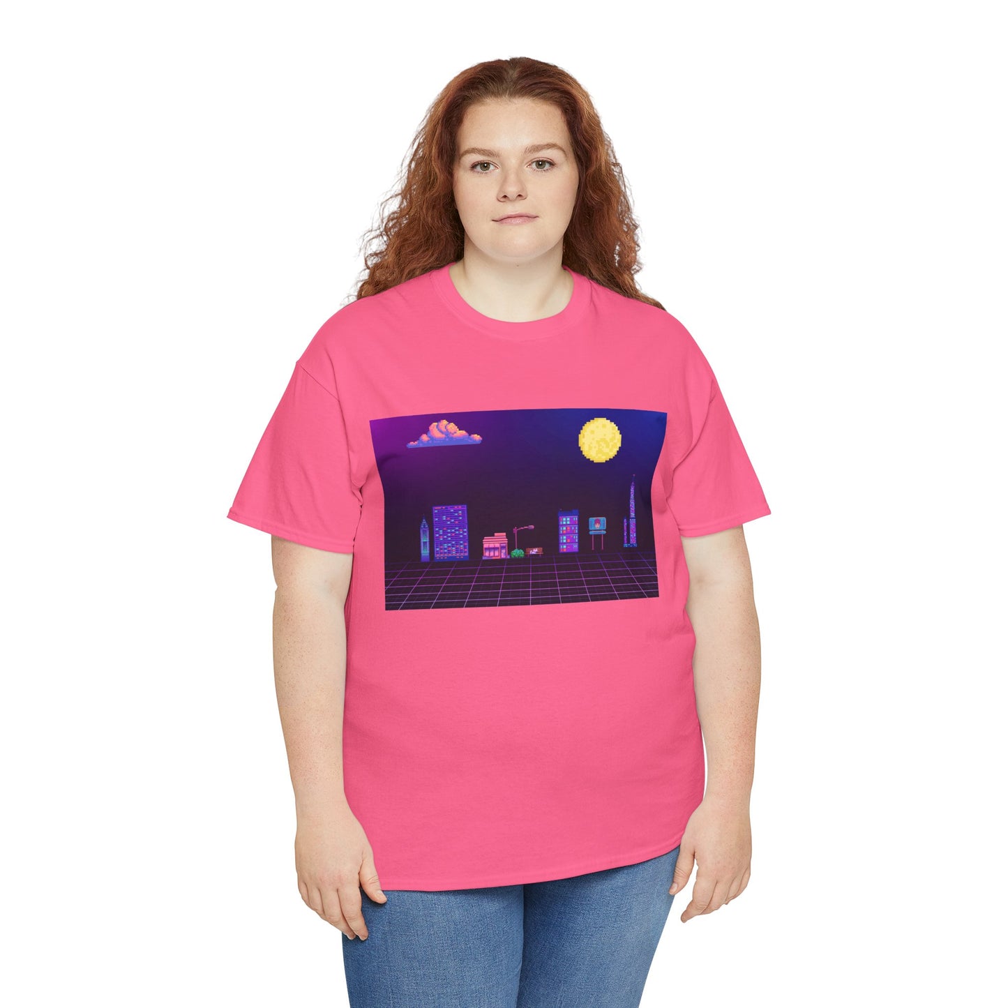 Pixel Cityscape Unisex Tee