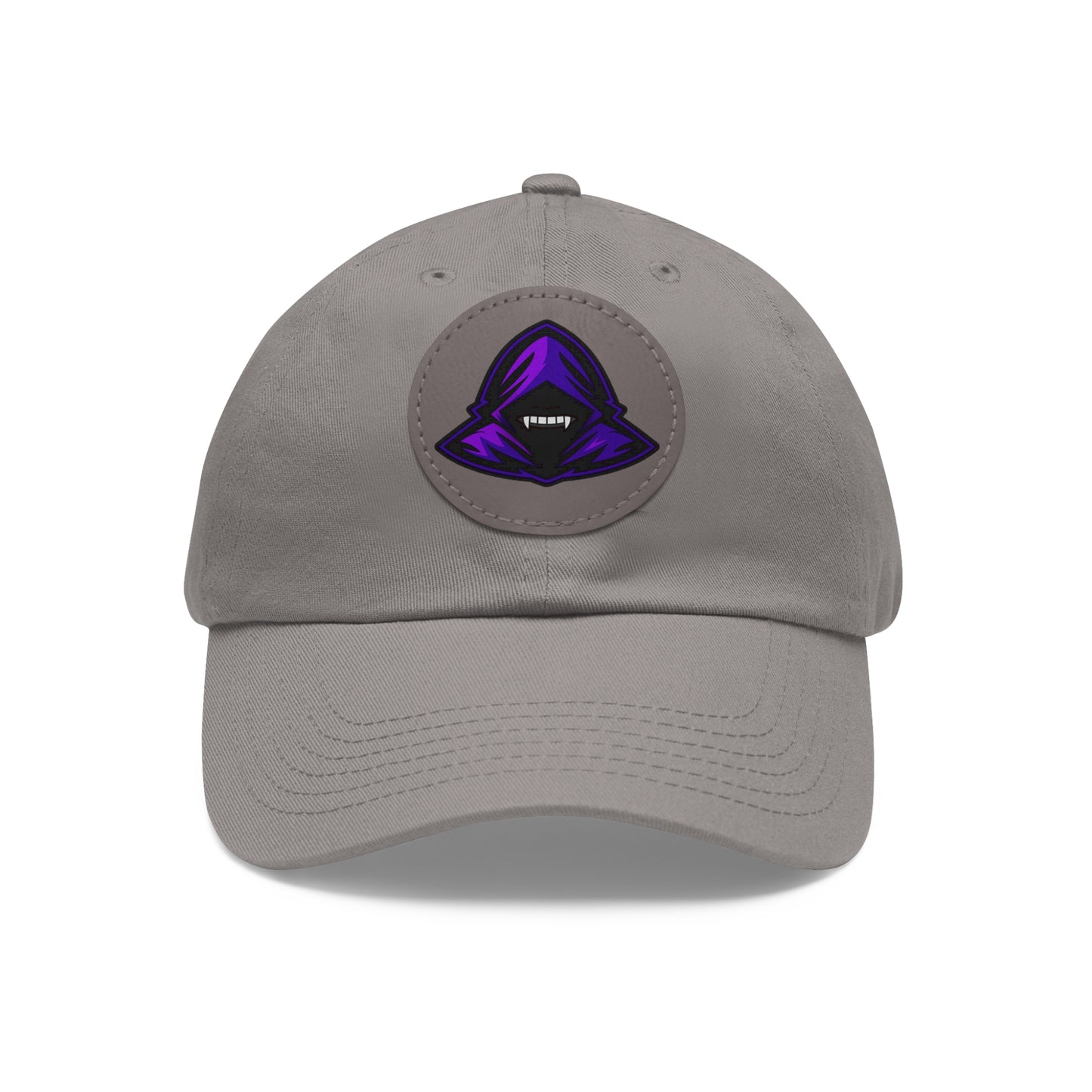 FG Dad Hat with Leather Patch (Round)