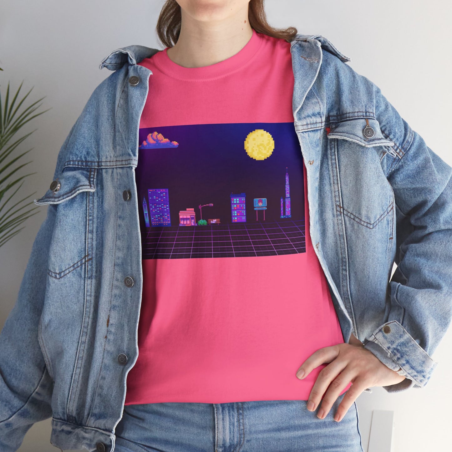 Pixel Cityscape Unisex Tee