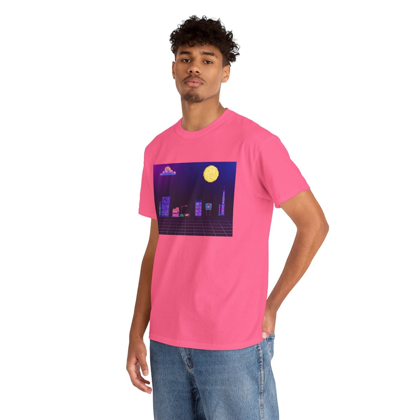 Pixel Cityscape Unisex Tee