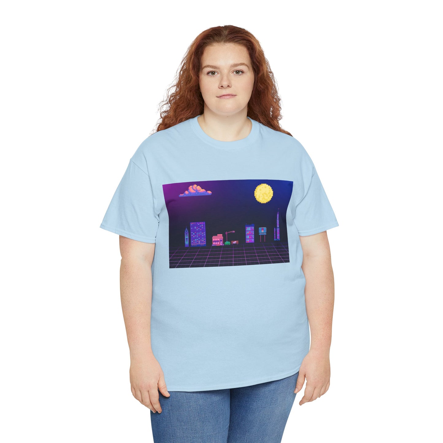 Pixel Cityscape Unisex Tee