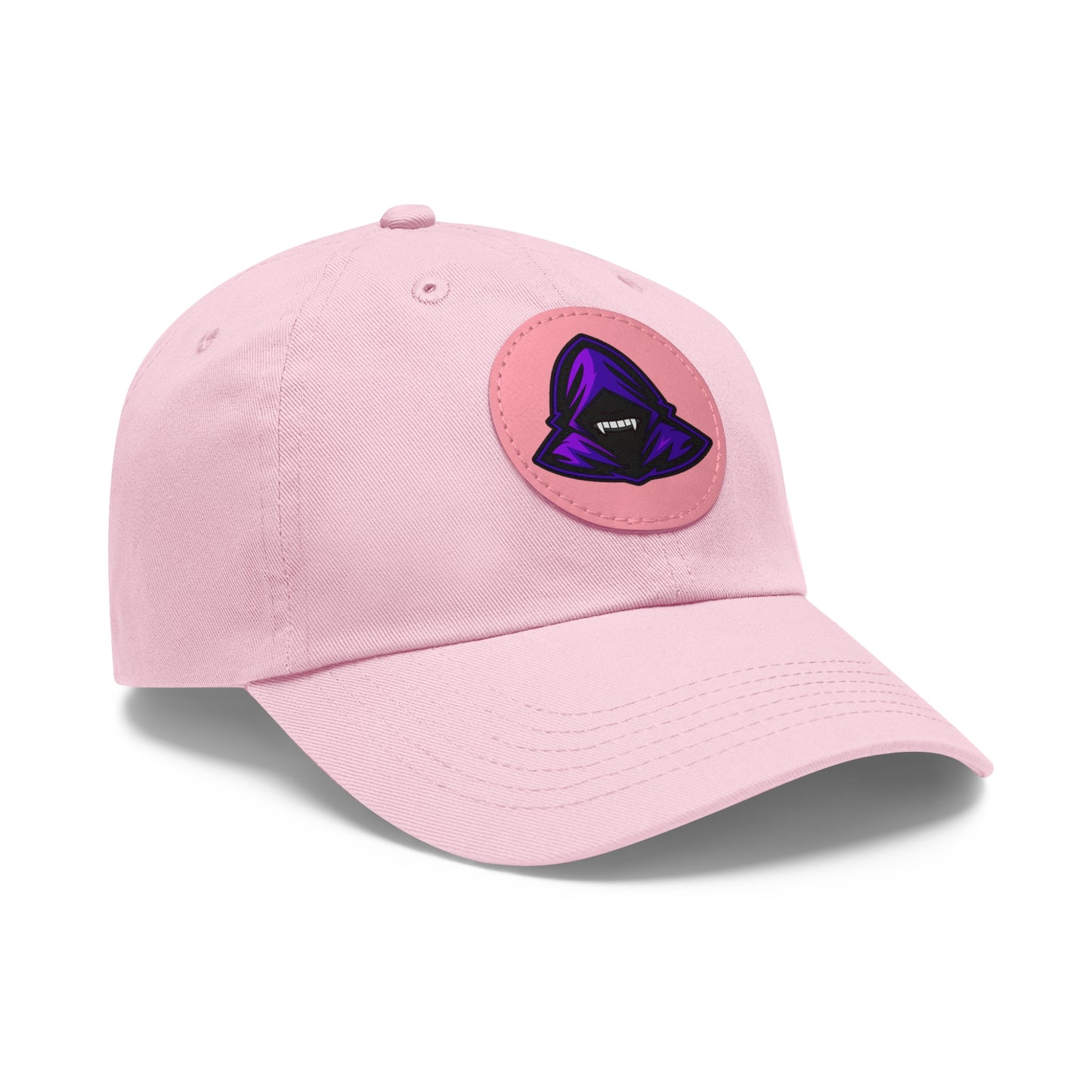 FG Dad Hat with Leather Patch (Round)