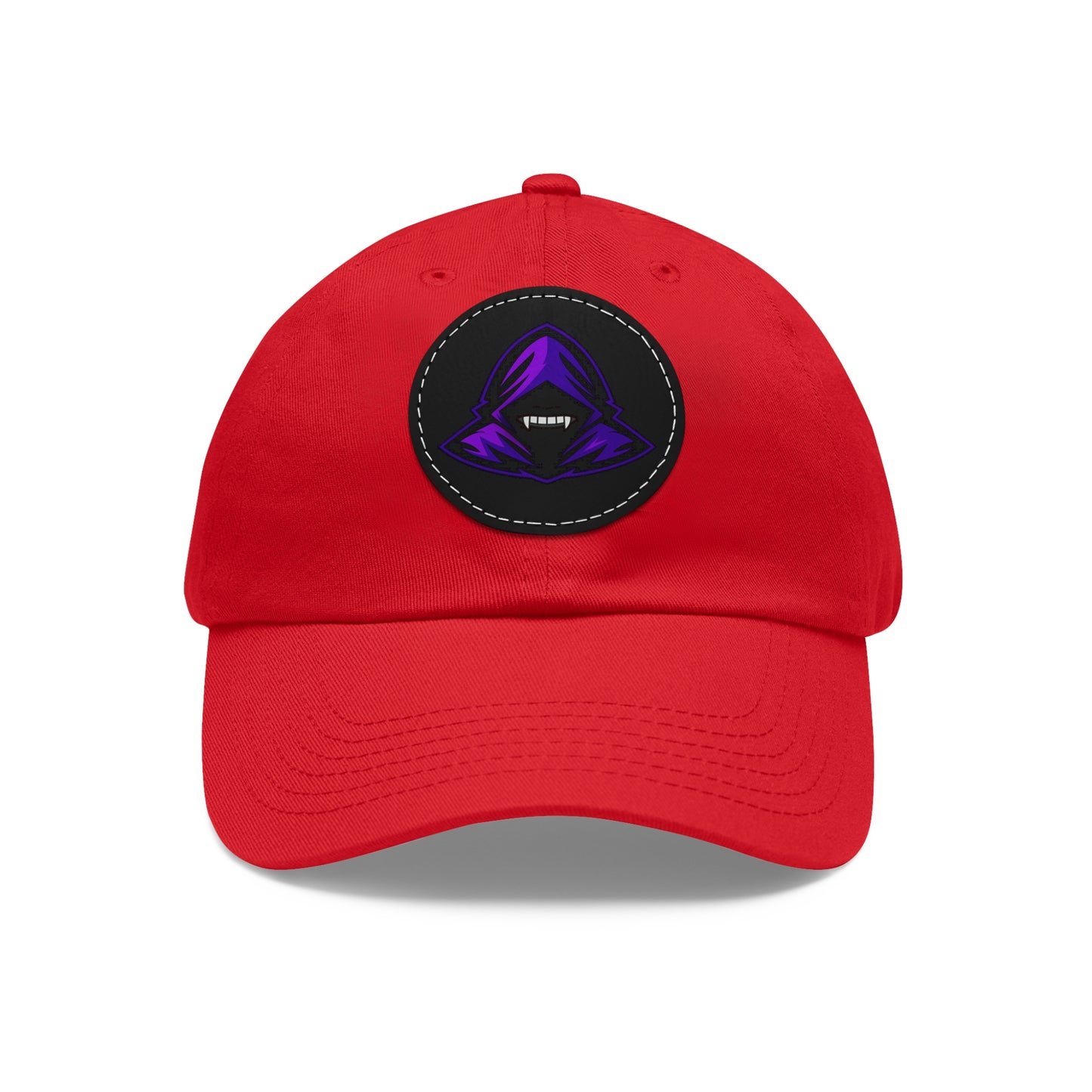 FG Dad Hat with Leather Patch (Round)