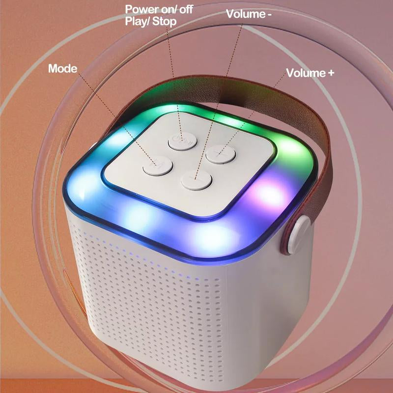 Portable Karaoke Machine - Wireless Speaker with High-Definition Mic - Enhanced Bass & Seamless Connection - Perfect for Adult Home Parties, Birthday Celebrations