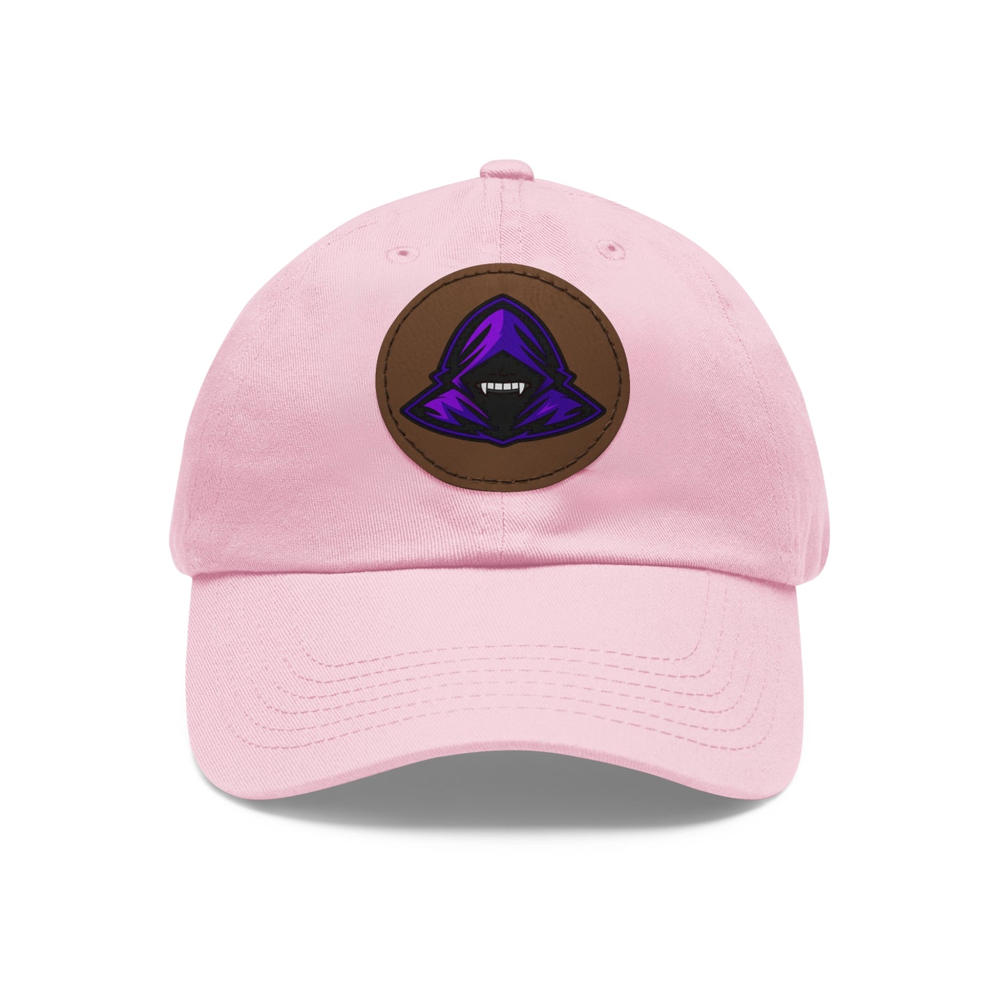 FG Dad Hat with Leather Patch (Round)