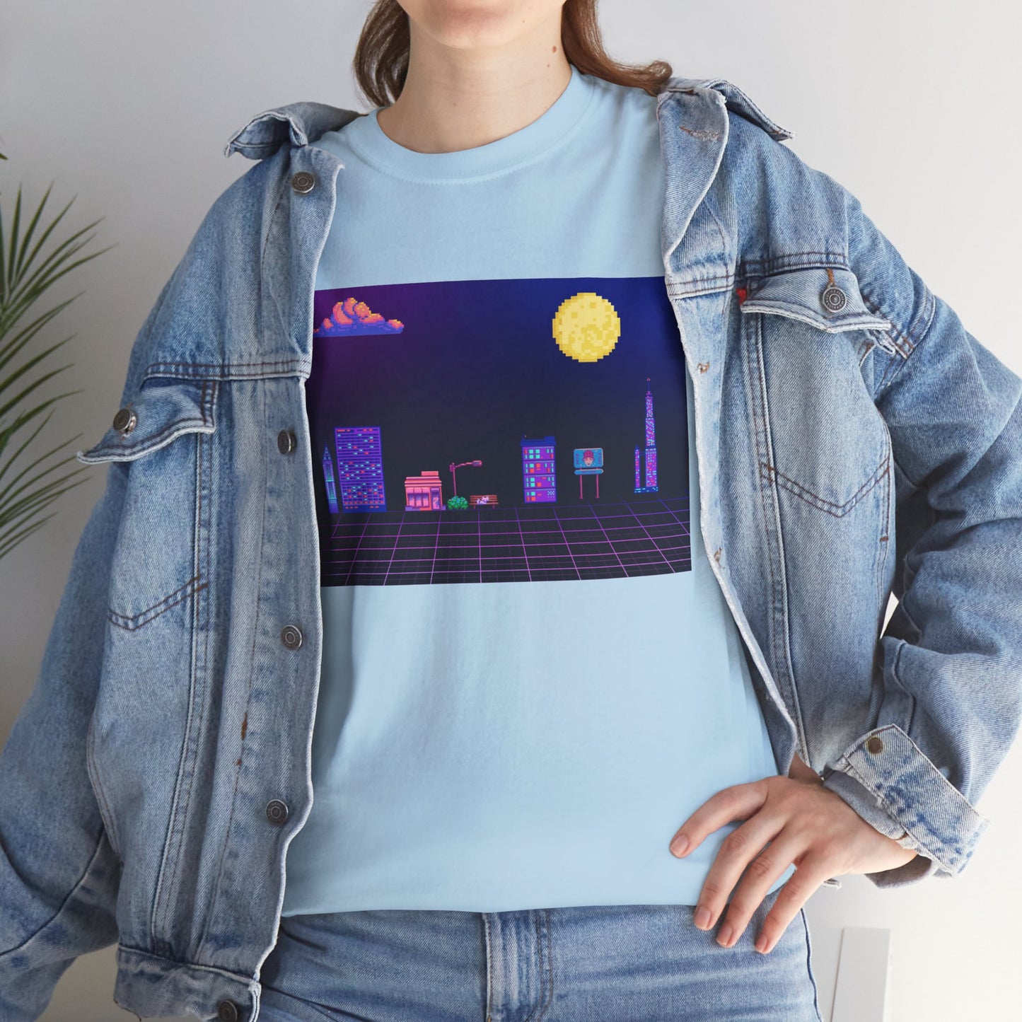 Pixel Cityscape Unisex Tee