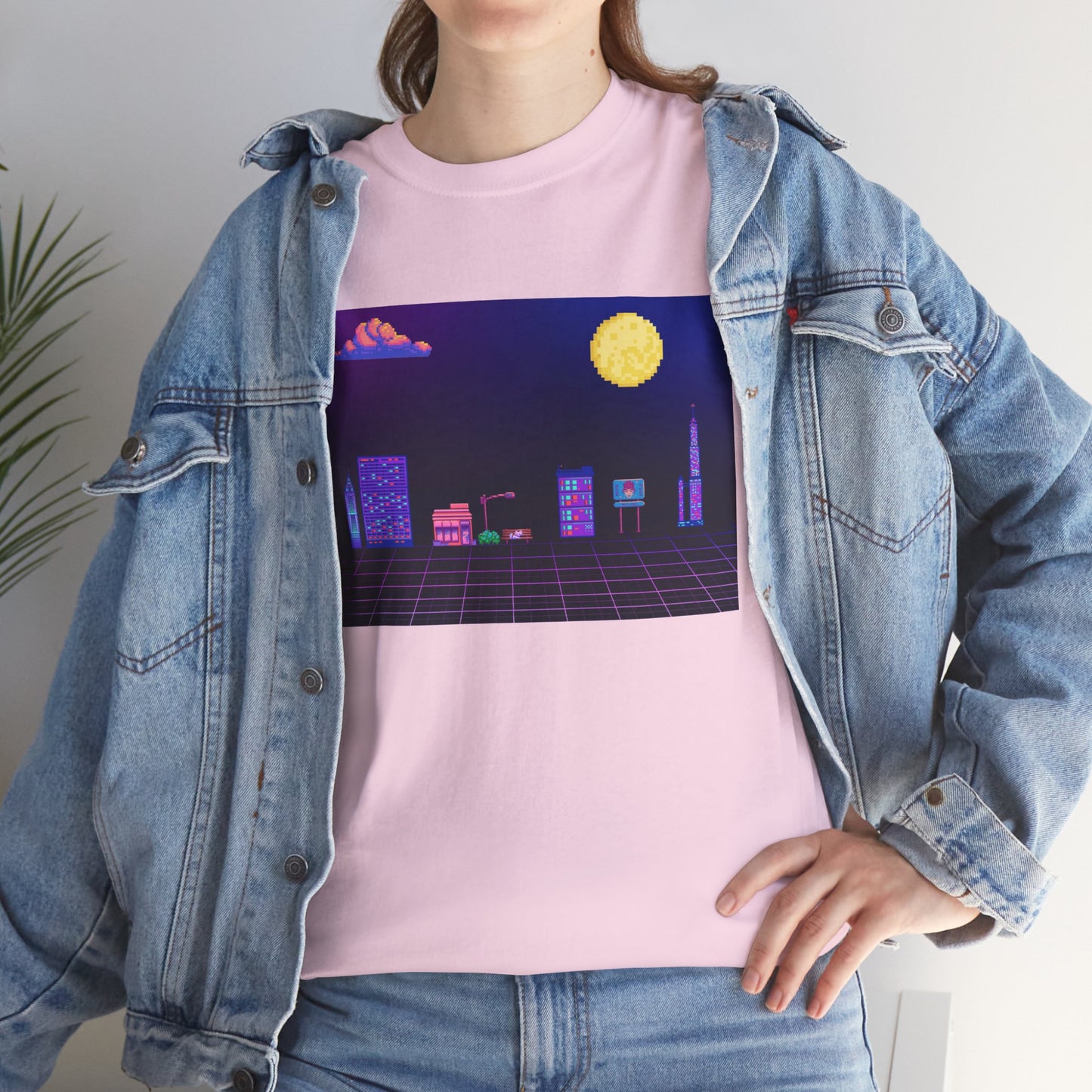 Pixel Cityscape Unisex Tee