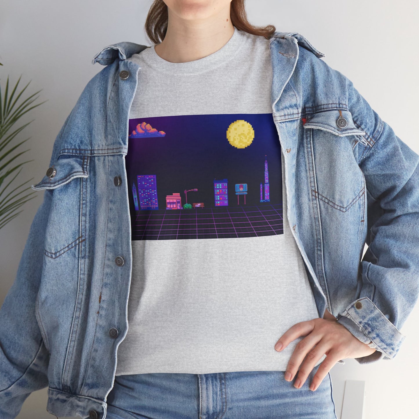 Pixel Cityscape Unisex Tee