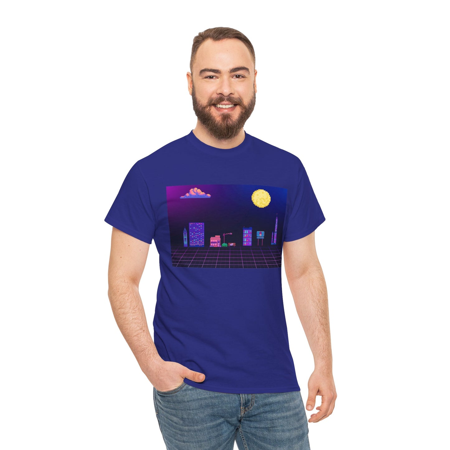 Pixel Cityscape Unisex Tee